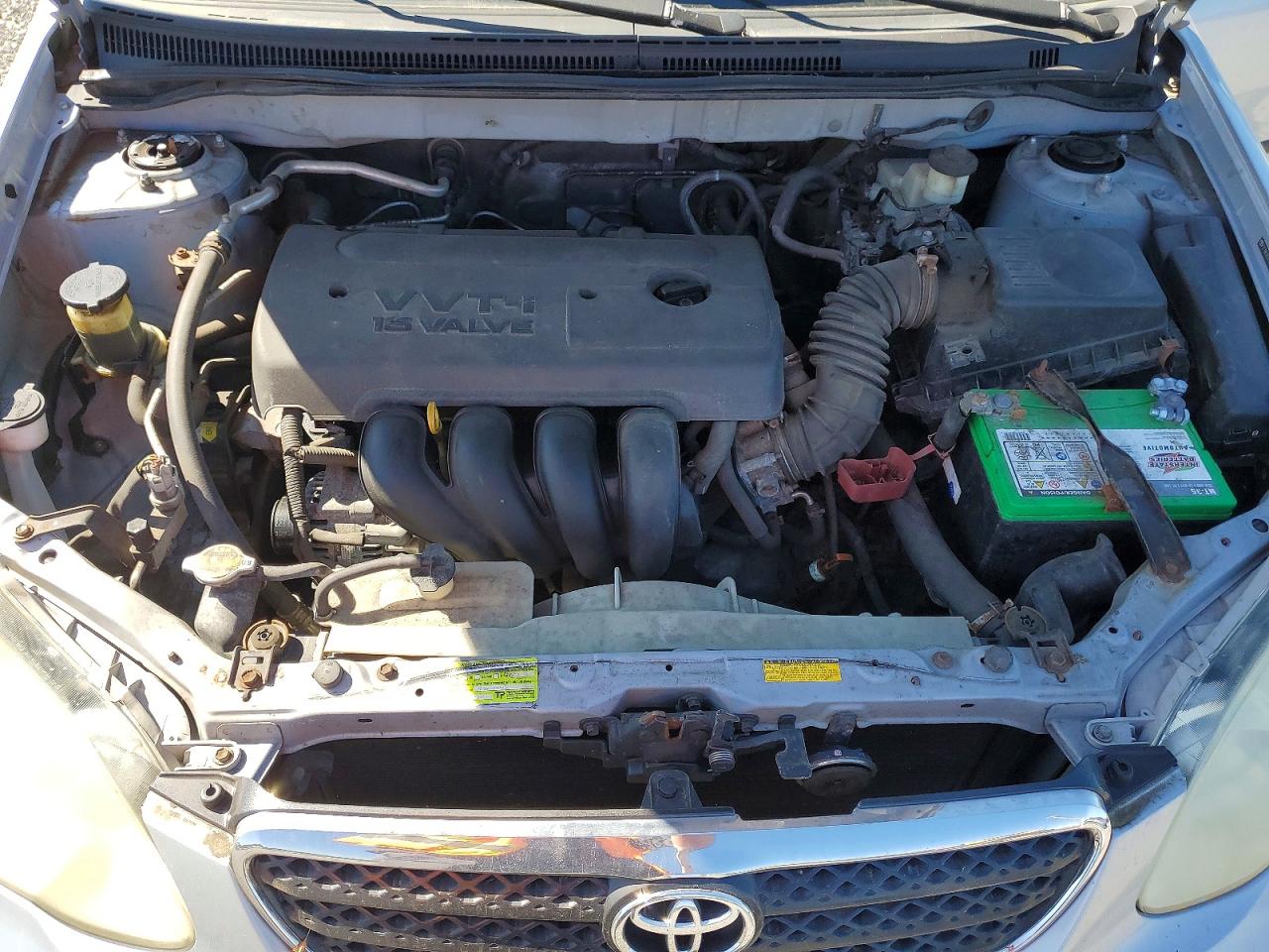 2007 Toyota Corolla Ce Silver vin: 2T1BR32E47C716442