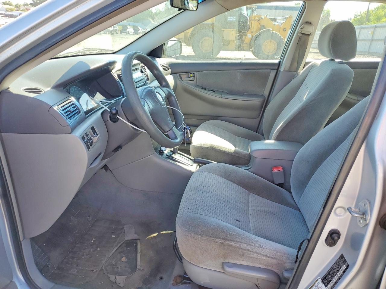2007 Toyota Corolla Ce Silver vin: 2T1BR32E47C716442