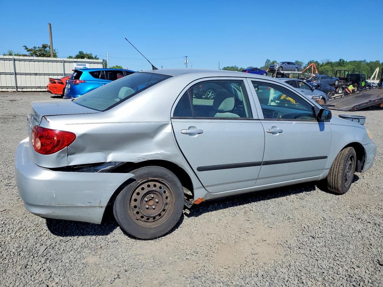 2007 Toyota Corolla Ce Silver vin: 2T1BR32E47C716442