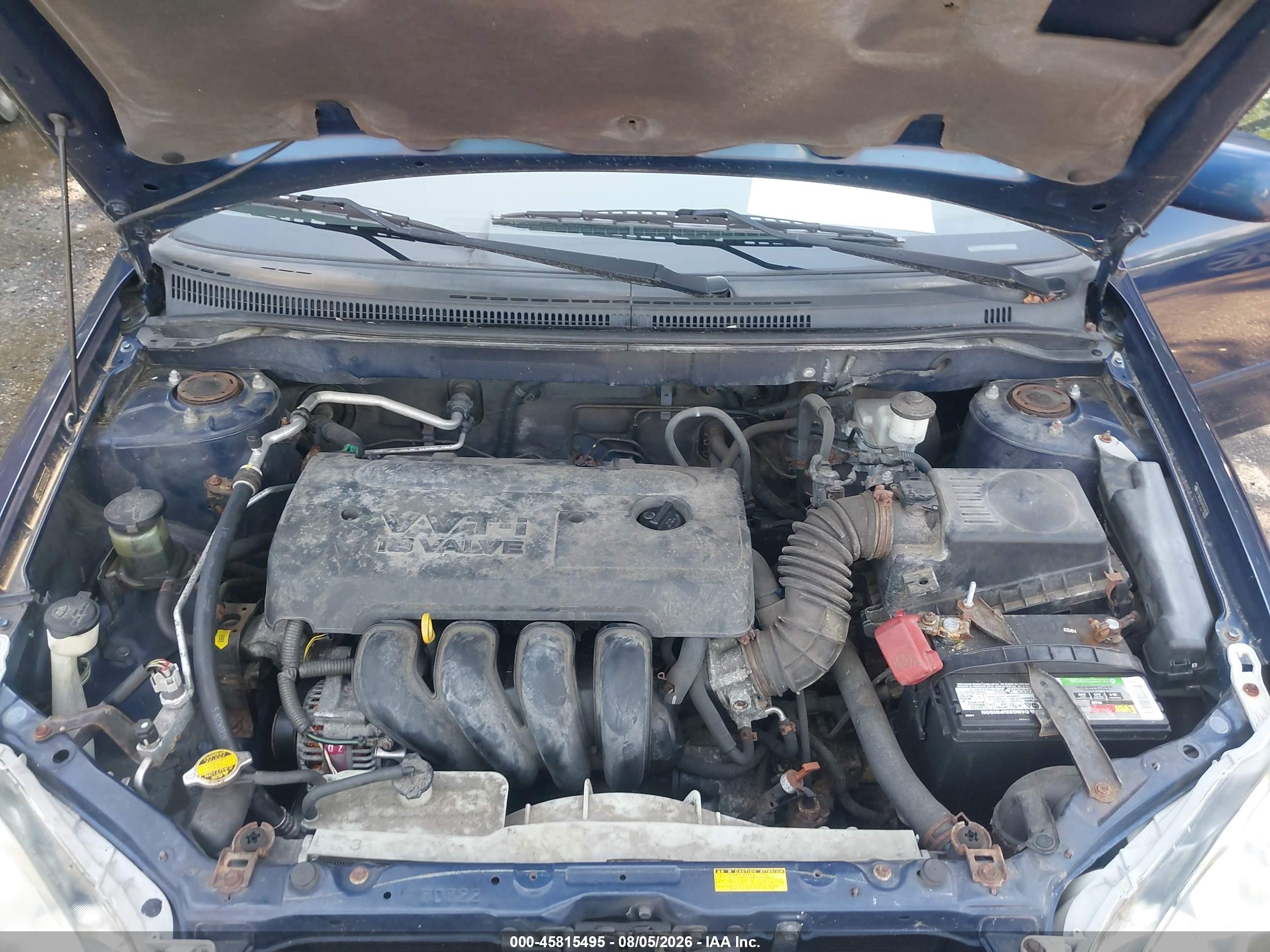 2007 Toyota Corolla S Синий vin: 2T1BR32E47C731619
