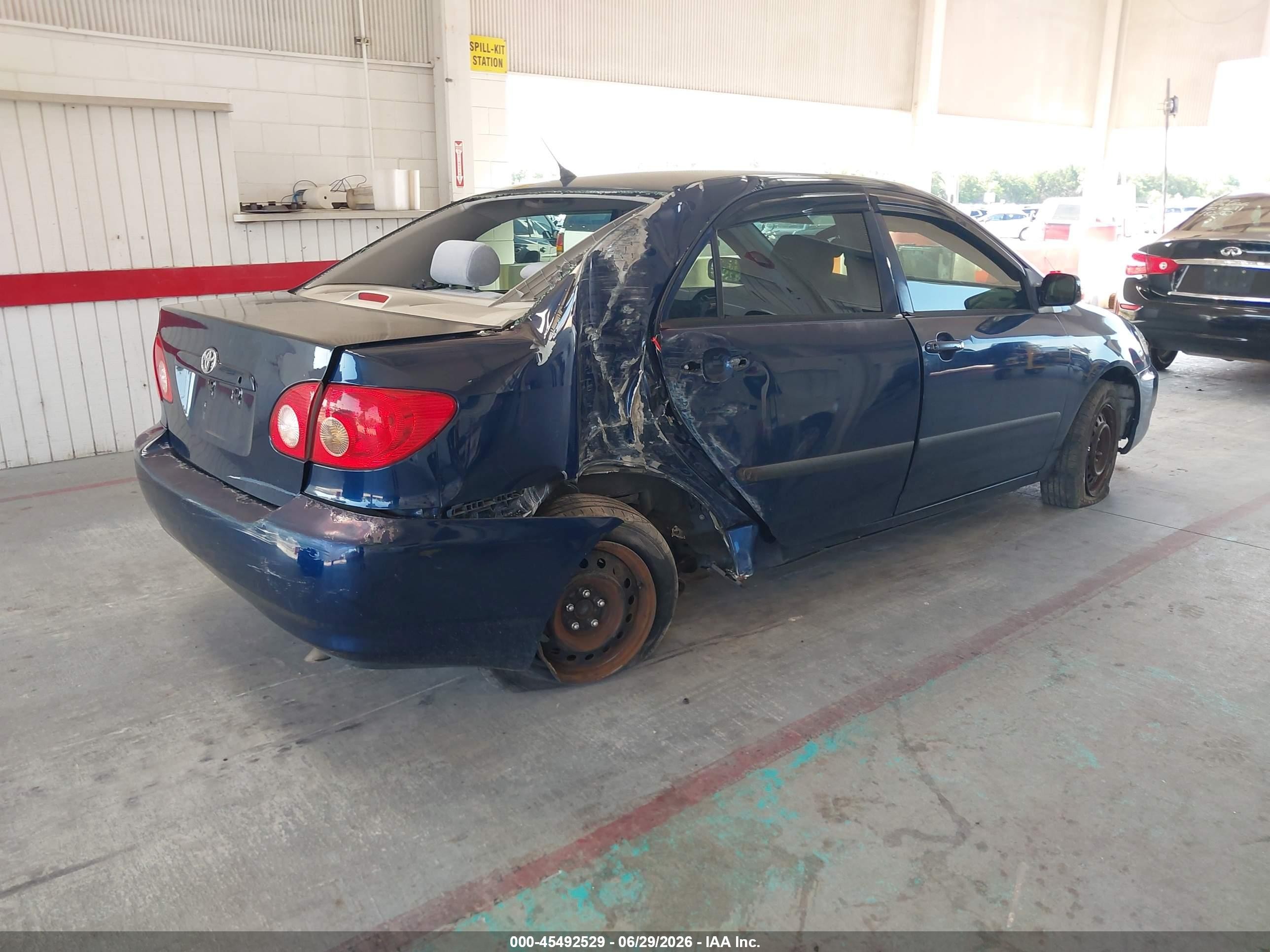2007 Toyota Corolla Ce Синий vin: 2T1BR32E47C767102