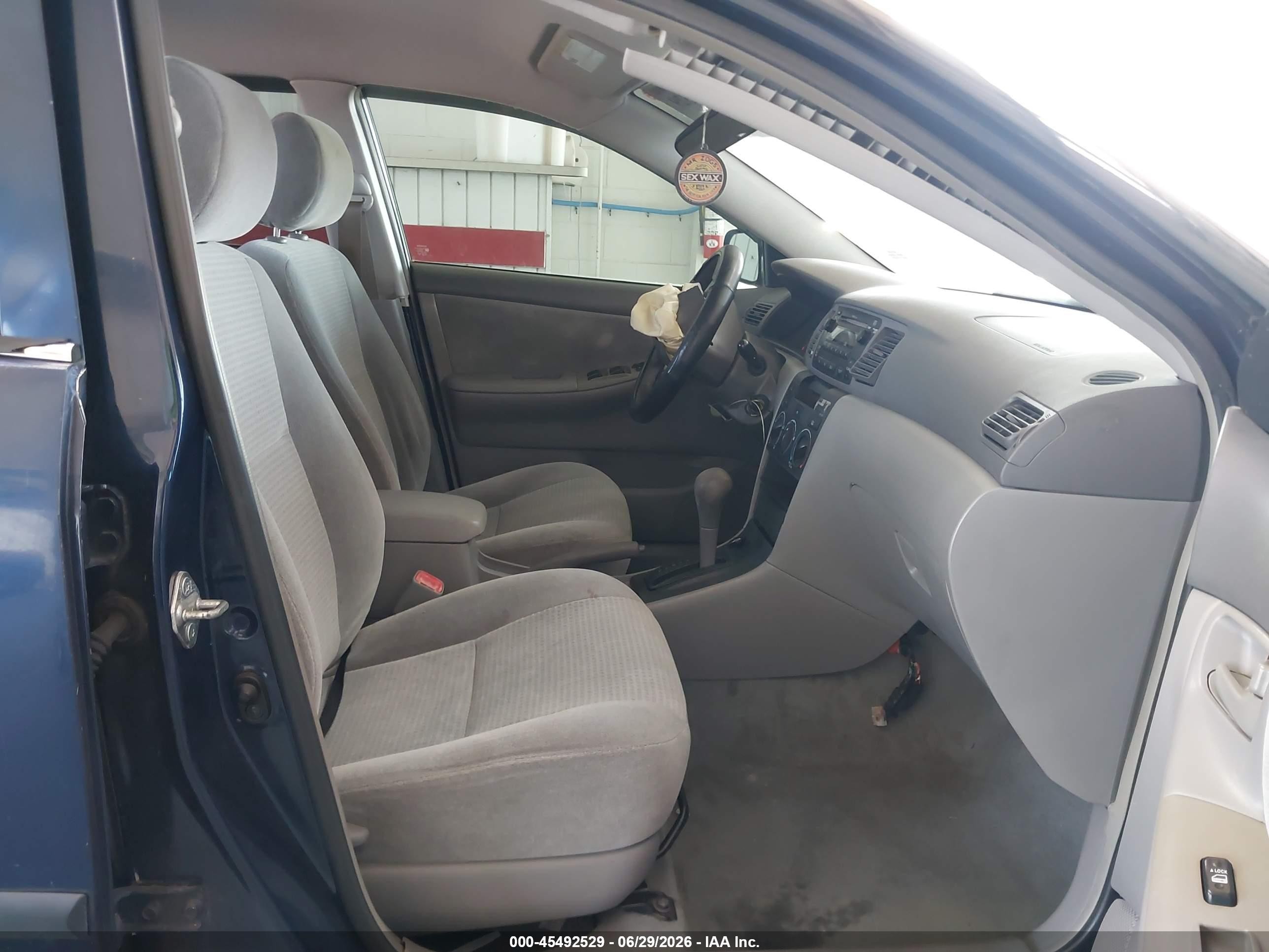 2007 Toyota Corolla Ce Синий vin: 2T1BR32E47C767102