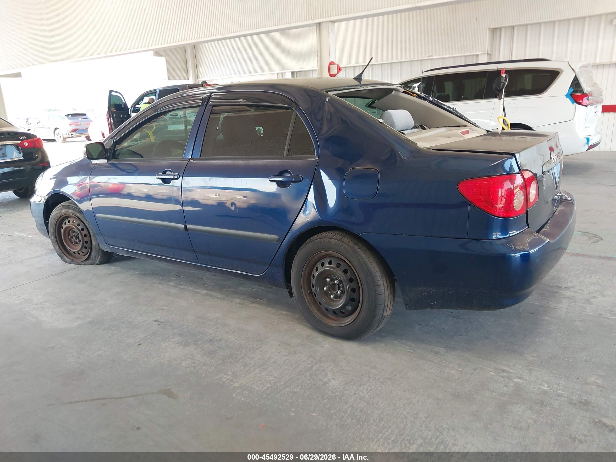 2007 Toyota Corolla Ce Синий vin: 2T1BR32E47C767102