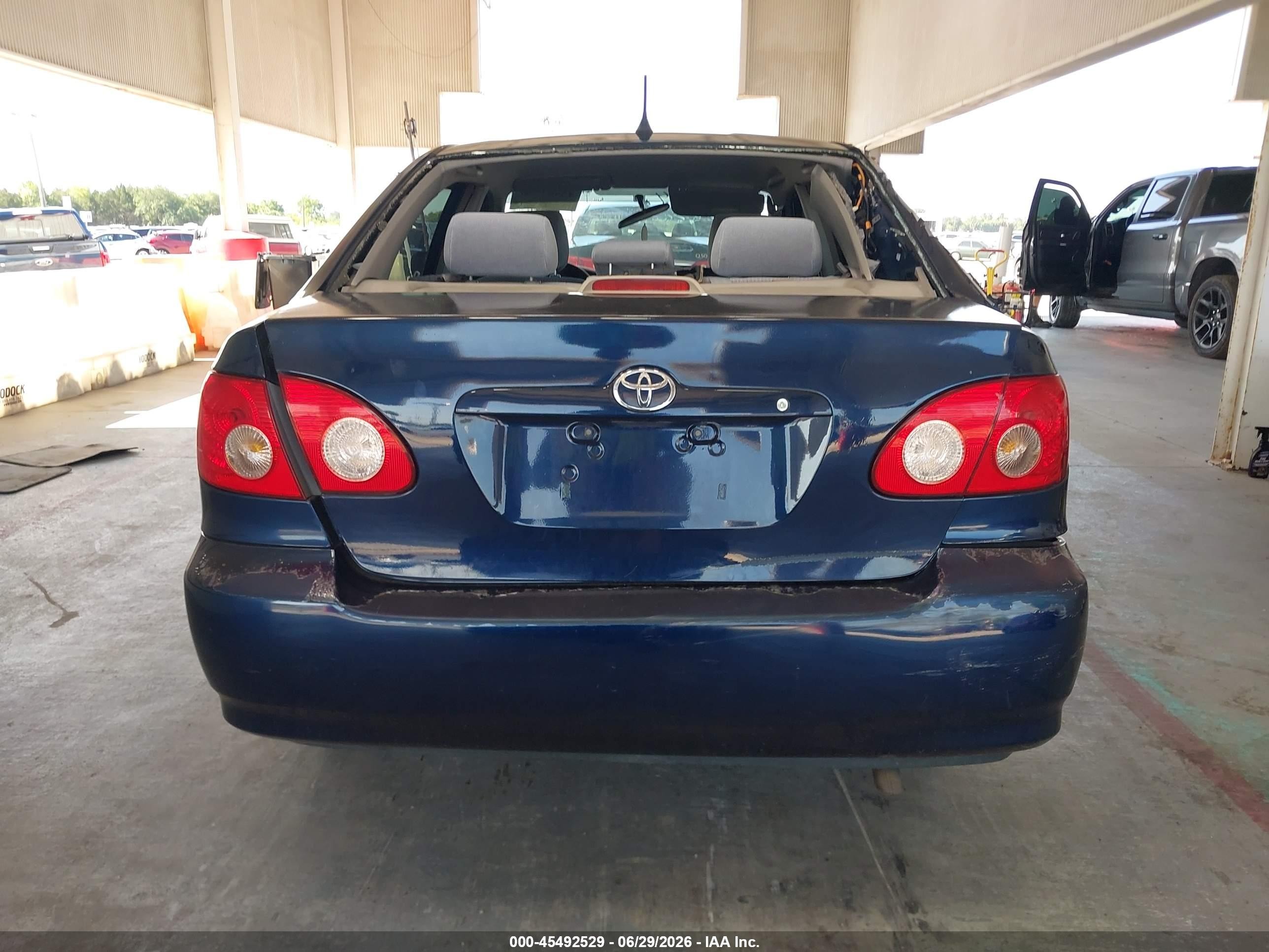 2007 Toyota Corolla Ce Синий vin: 2T1BR32E47C767102