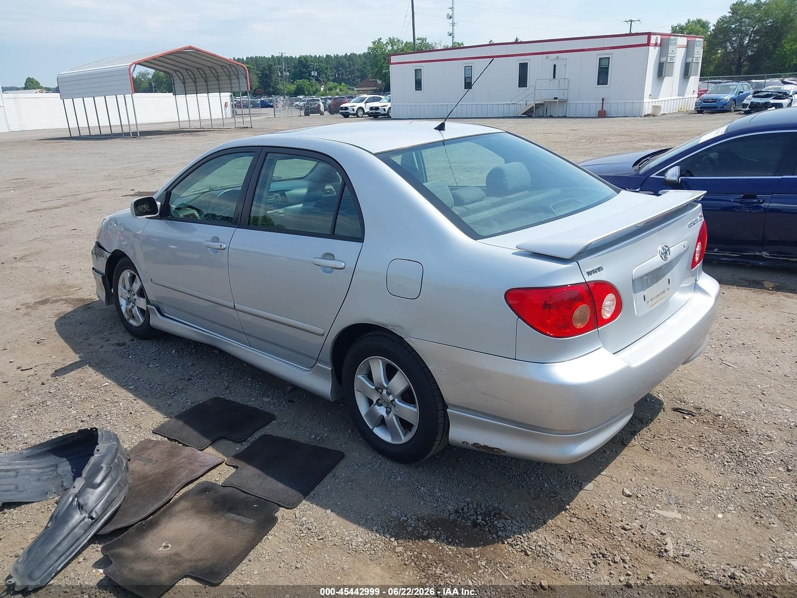 2007 Toyota Corolla S Silver vin: 2T1BR32E47C772932