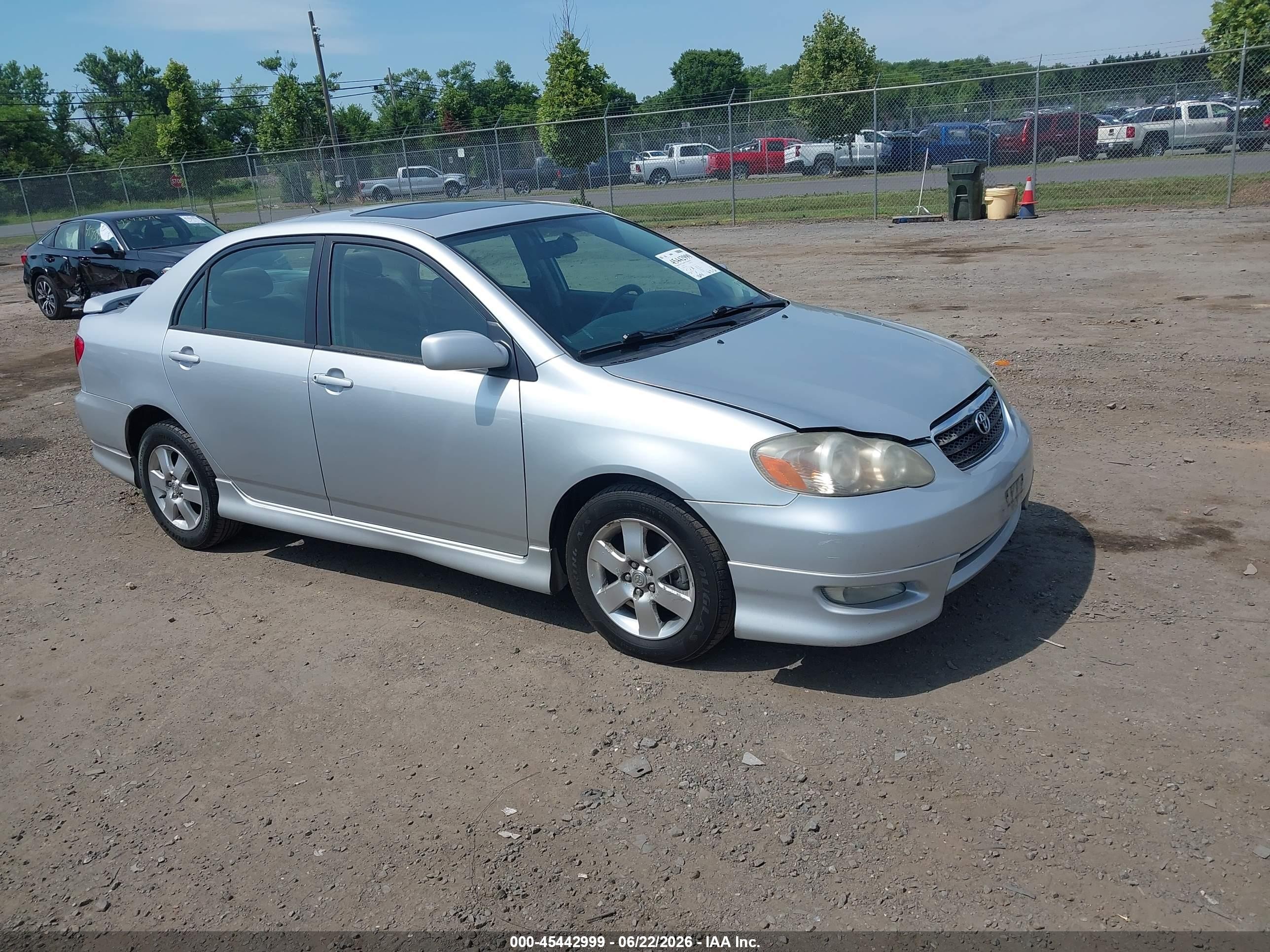 2007 Toyota Corolla S Silver vin: 2T1BR32E47C772932