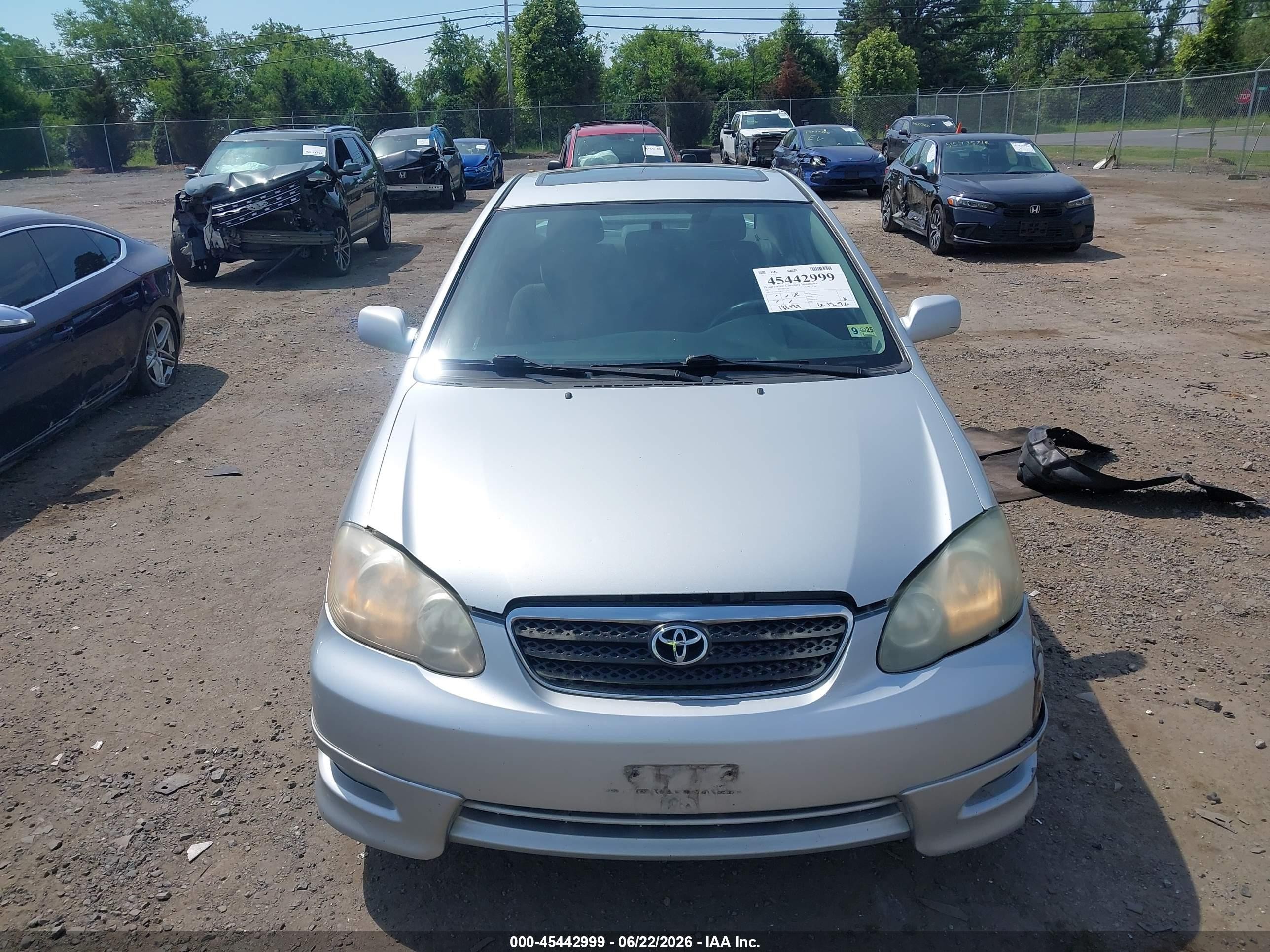 2007 Toyota Corolla S Silver vin: 2T1BR32E47C772932