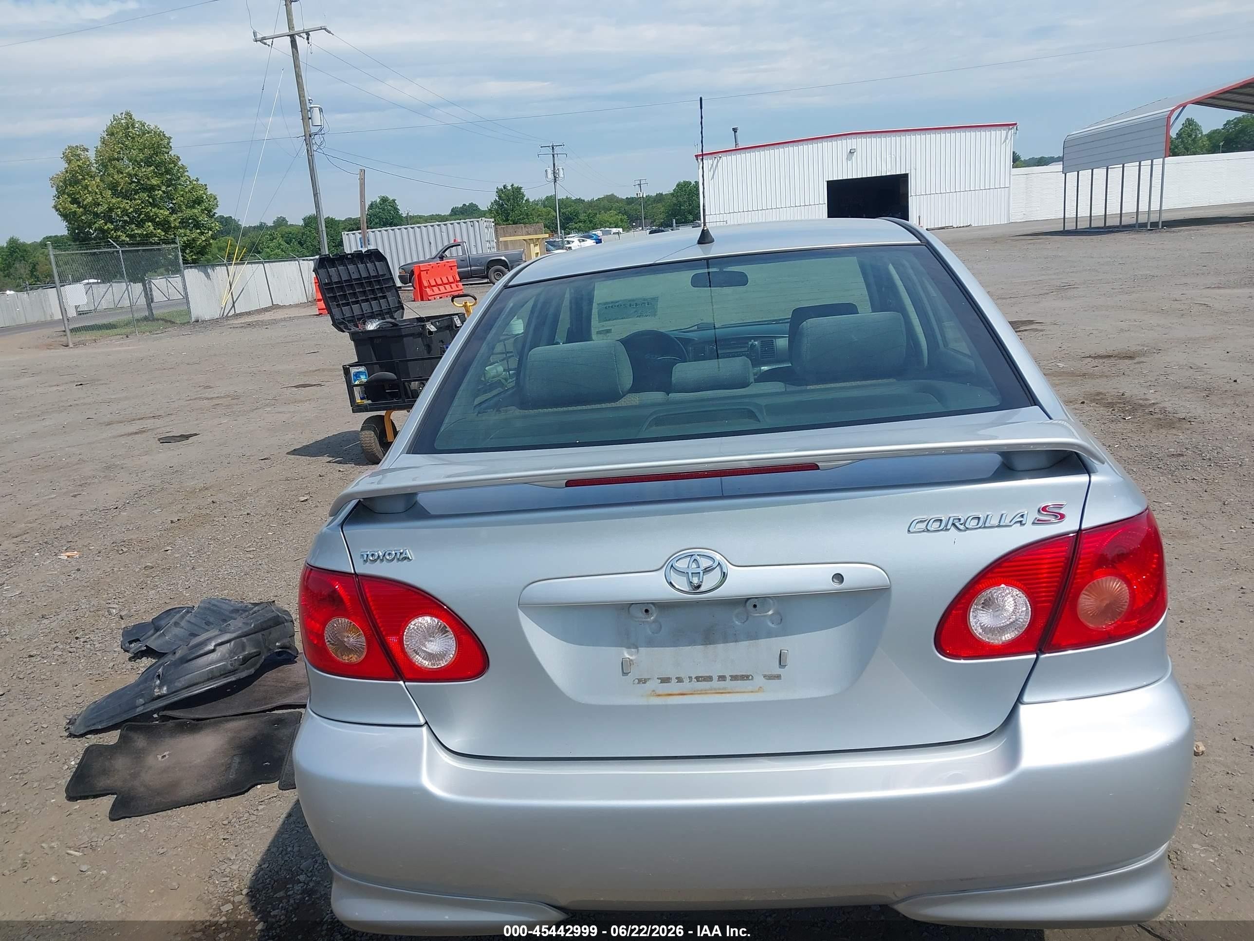 2007 Toyota Corolla S Silver vin: 2T1BR32E47C772932
