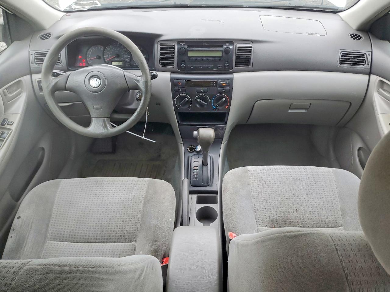 2007 Toyota Corolla Ce White vin: 2T1BR32E47C775880