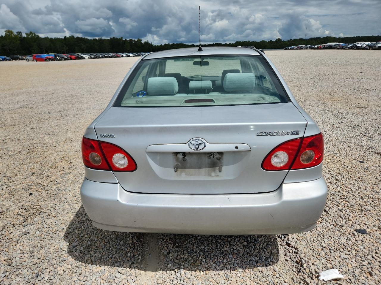 2007 Toyota Corolla Ce Silver vin: 2T1BR32E47C796325