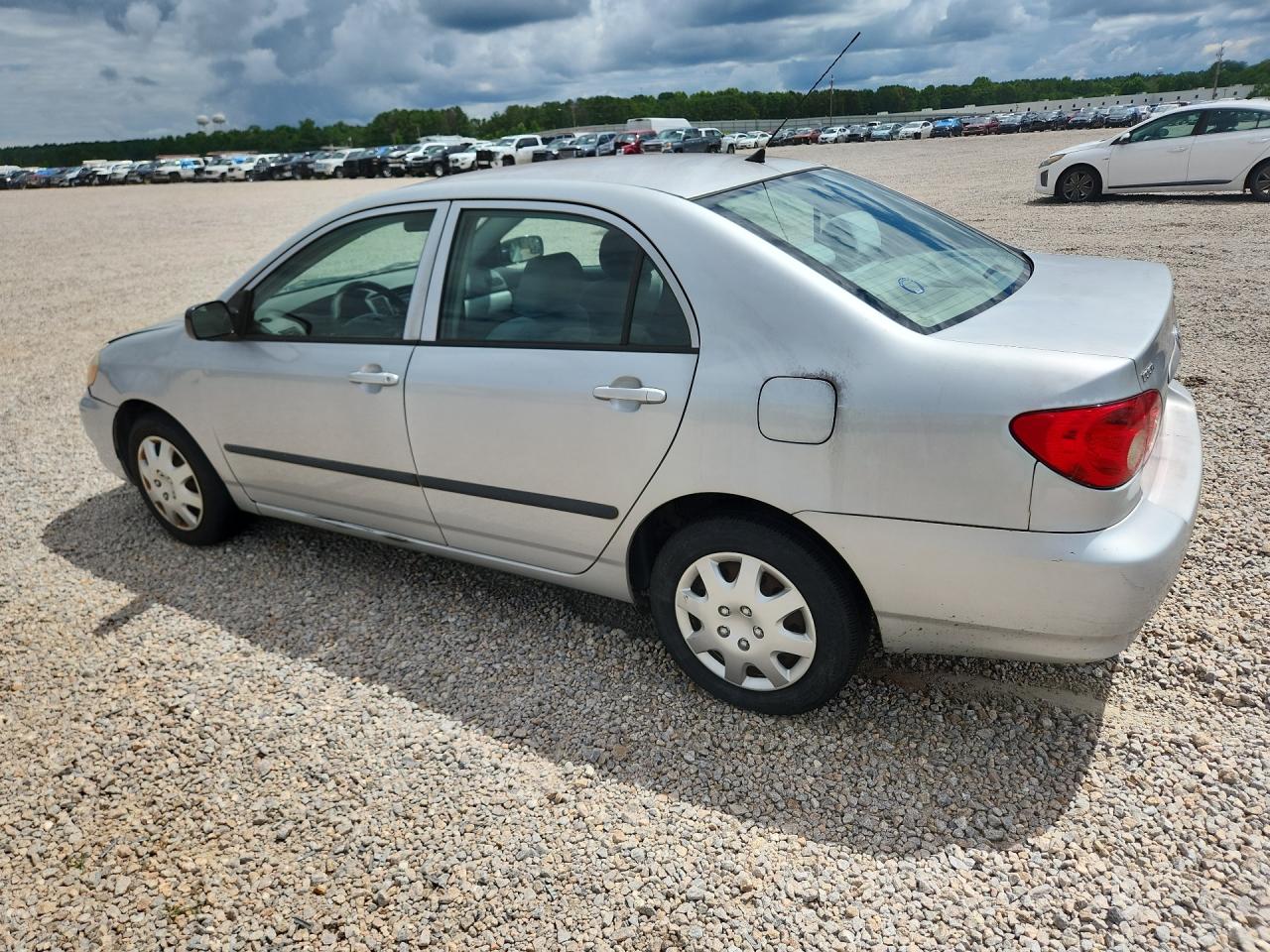 2007 Toyota Corolla Ce Silver vin: 2T1BR32E47C796325