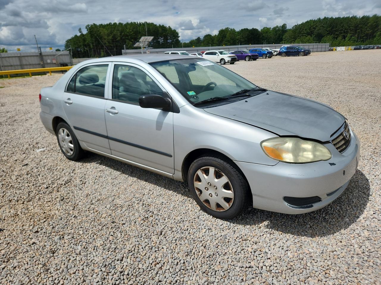2007 Toyota Corolla Ce Silver vin: 2T1BR32E47C796325