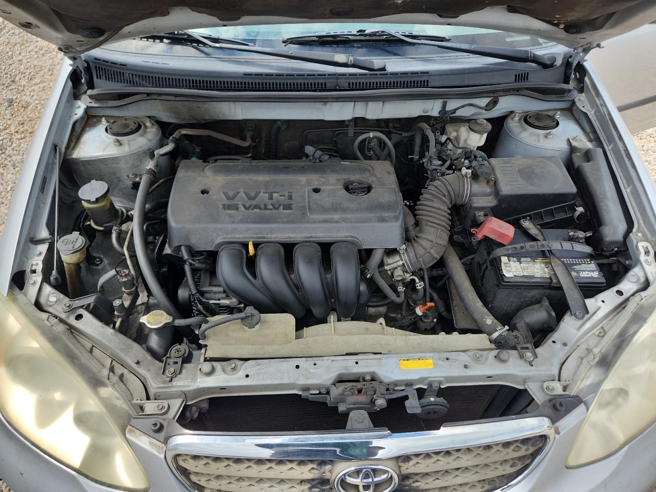 2007 Toyota Corolla Ce Silver vin: 2T1BR32E47C796325