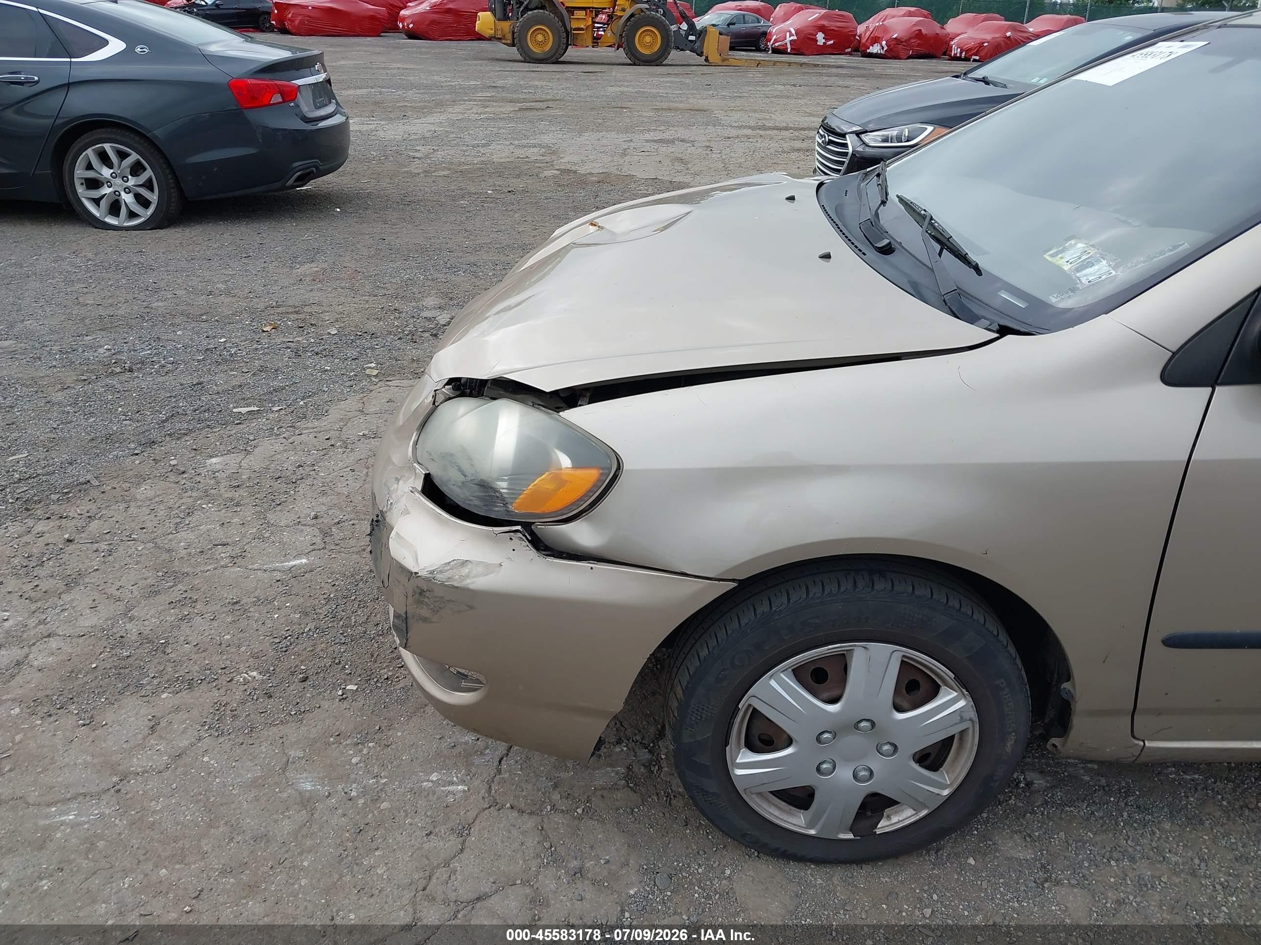 2007 Toyota Corolla Ce Champagne vin: 2T1BR32E47C822471