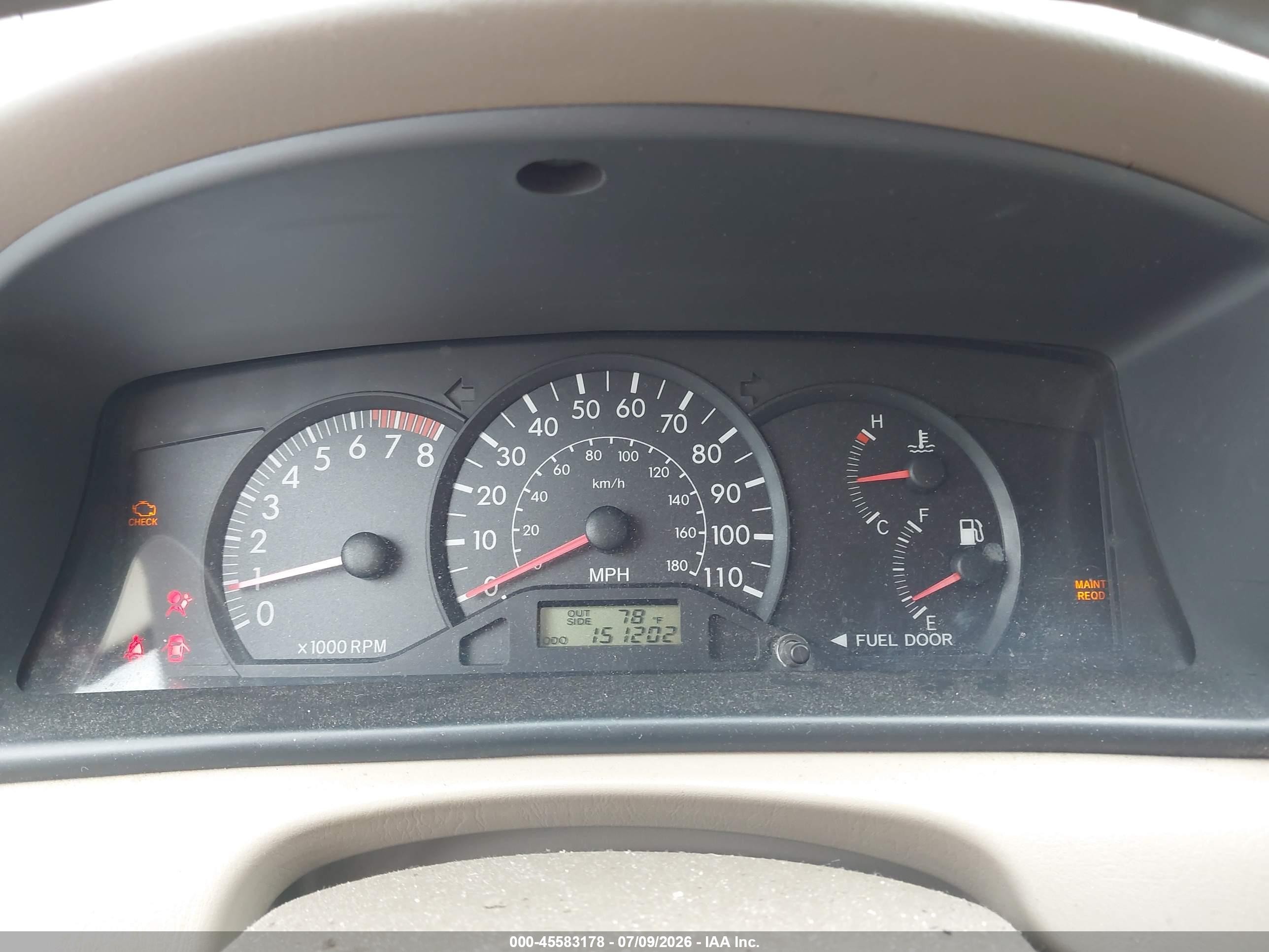 2007 Toyota Corolla Ce Champagne vin: 2T1BR32E47C822471