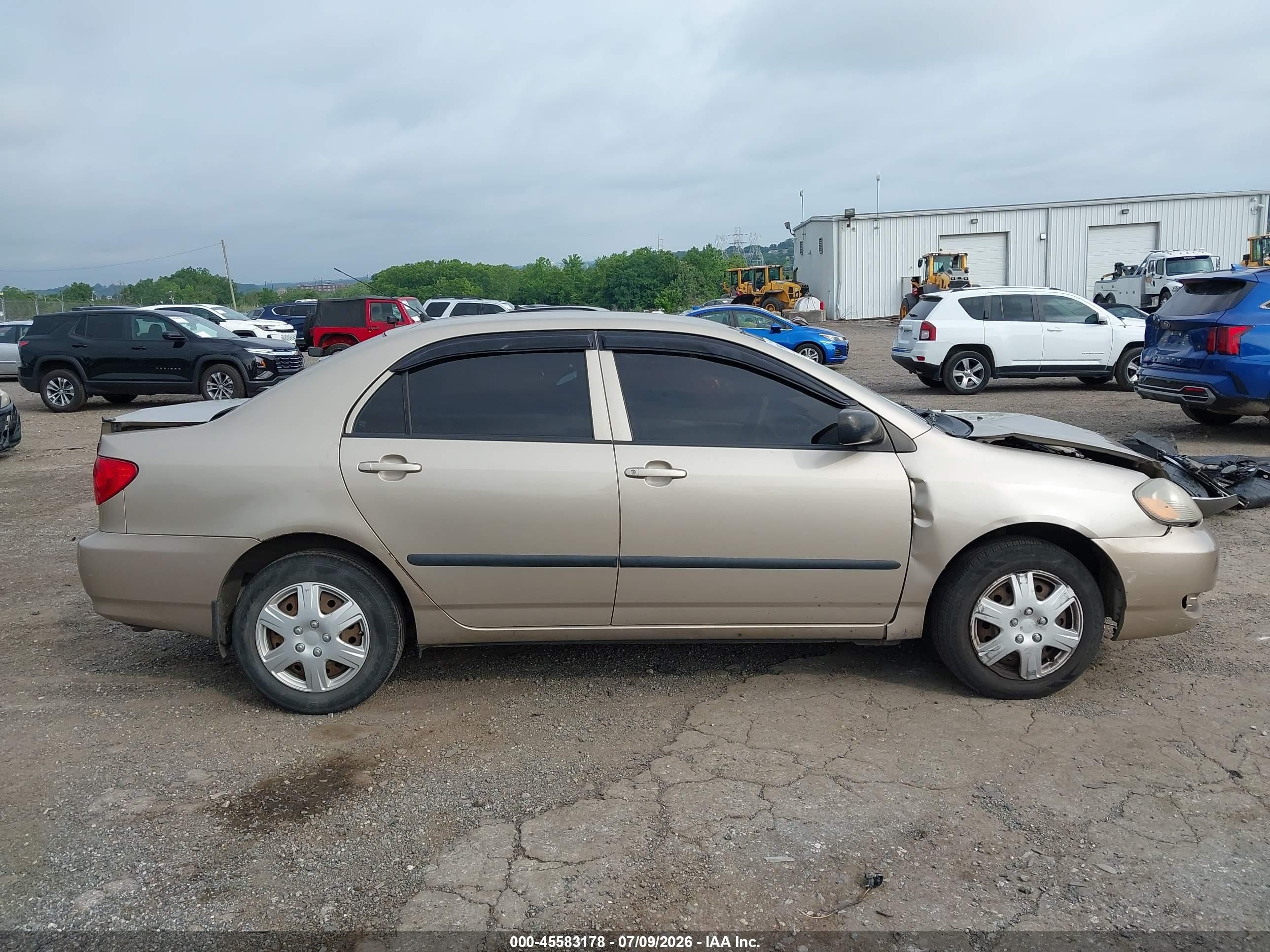 2007 Toyota Corolla Ce Champagne vin: 2T1BR32E47C822471