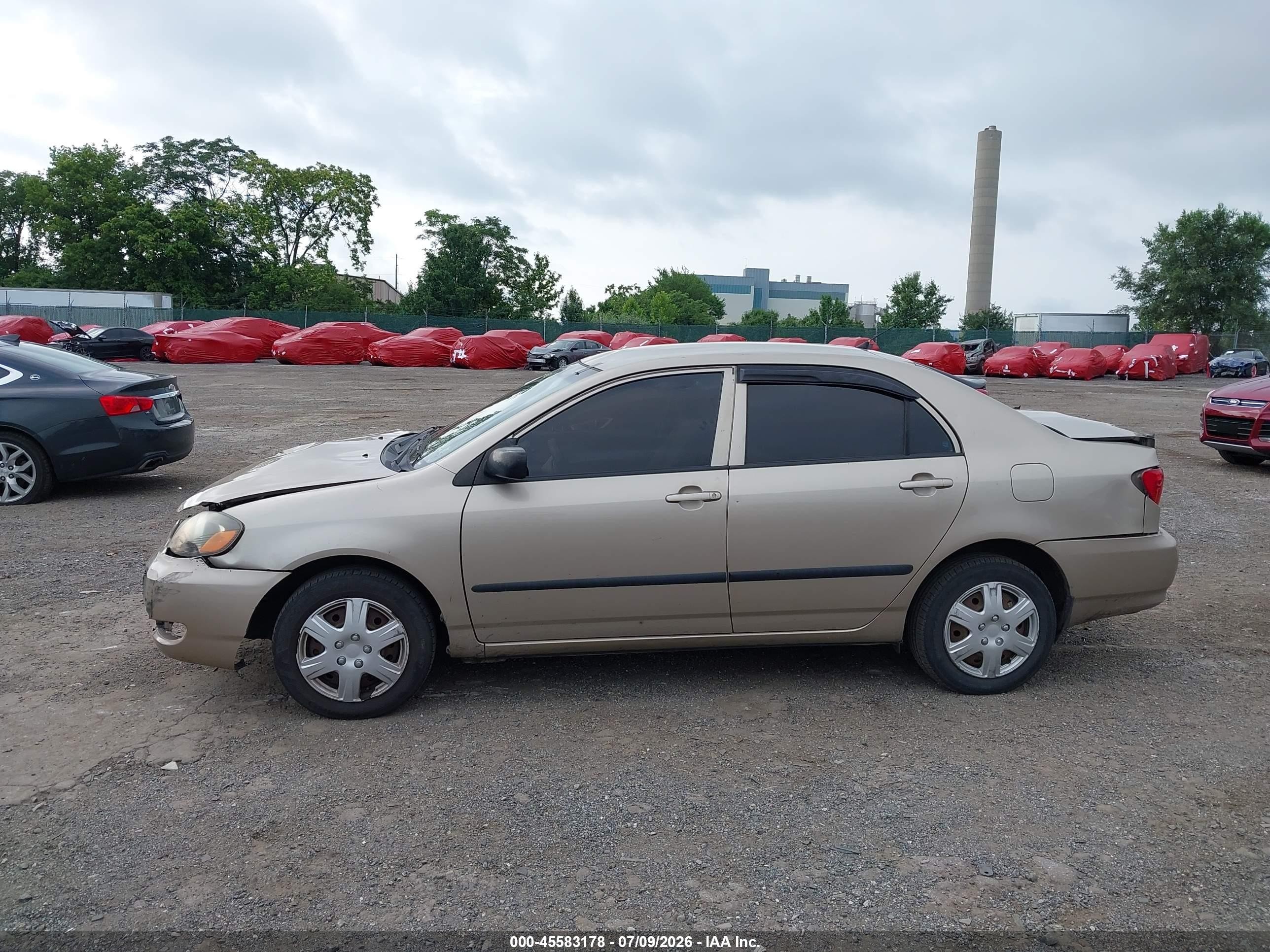 2007 Toyota Corolla Ce Champagne vin: 2T1BR32E47C822471