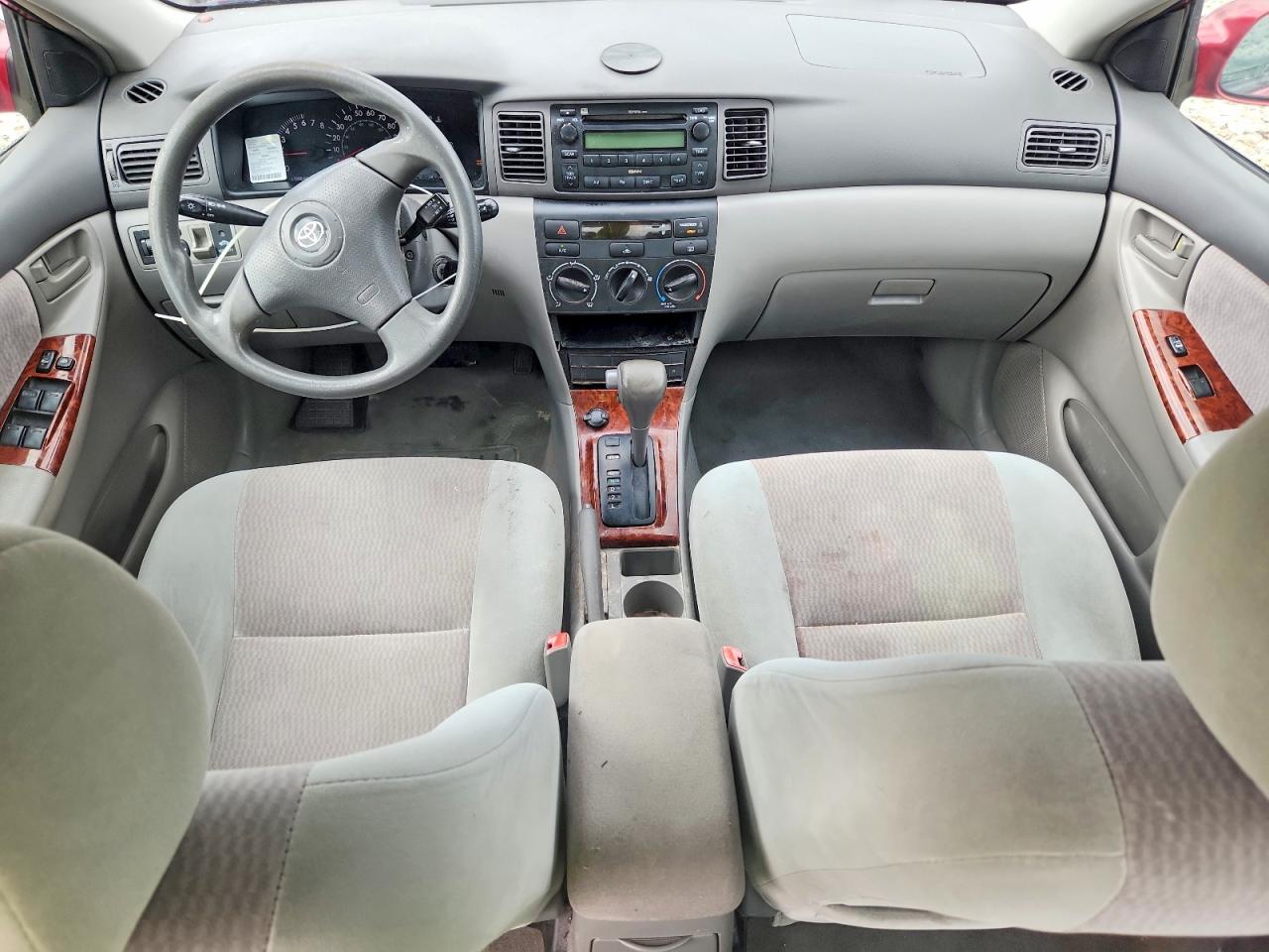 2007 Toyota Corolla Le Red vin: 2T1BR32E47C831333
