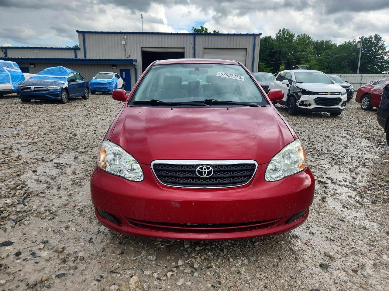 2007 Toyota Corolla Le Red vin: 2T1BR32E47C831333