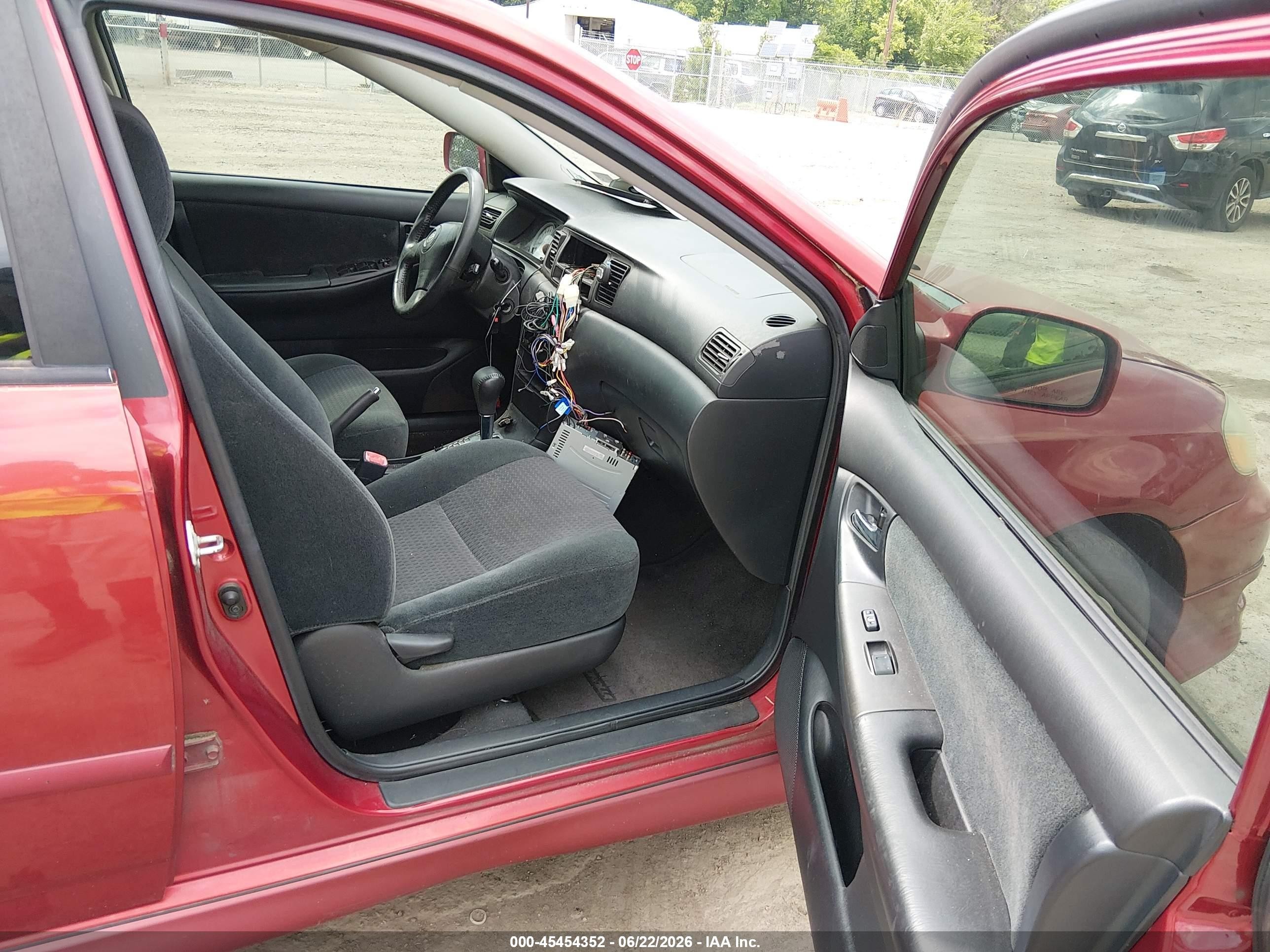 2008 Toyota Corolla S Red vin: 2T1BR32E48C868013