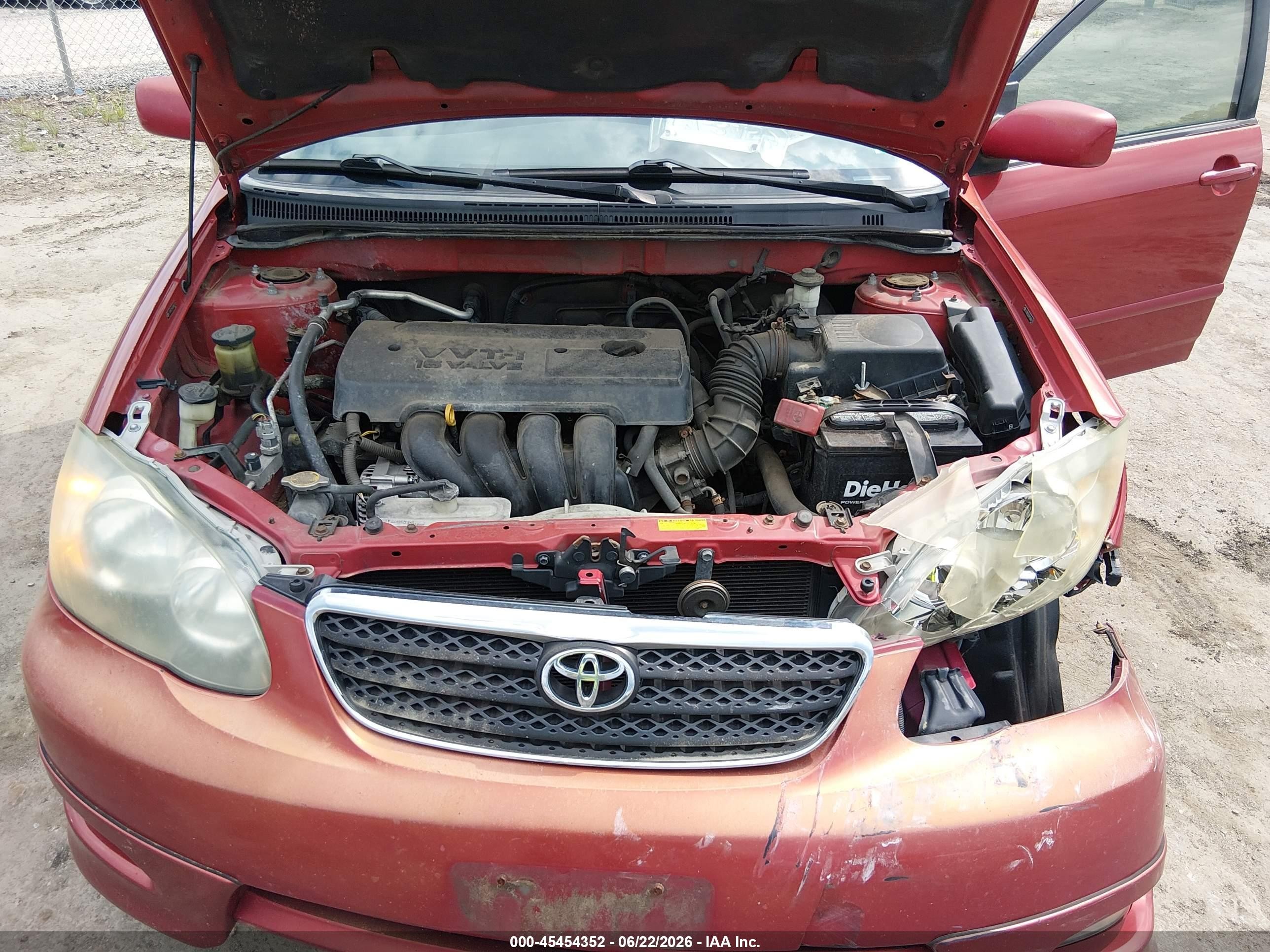 2008 Toyota Corolla S Red vin: 2T1BR32E48C868013