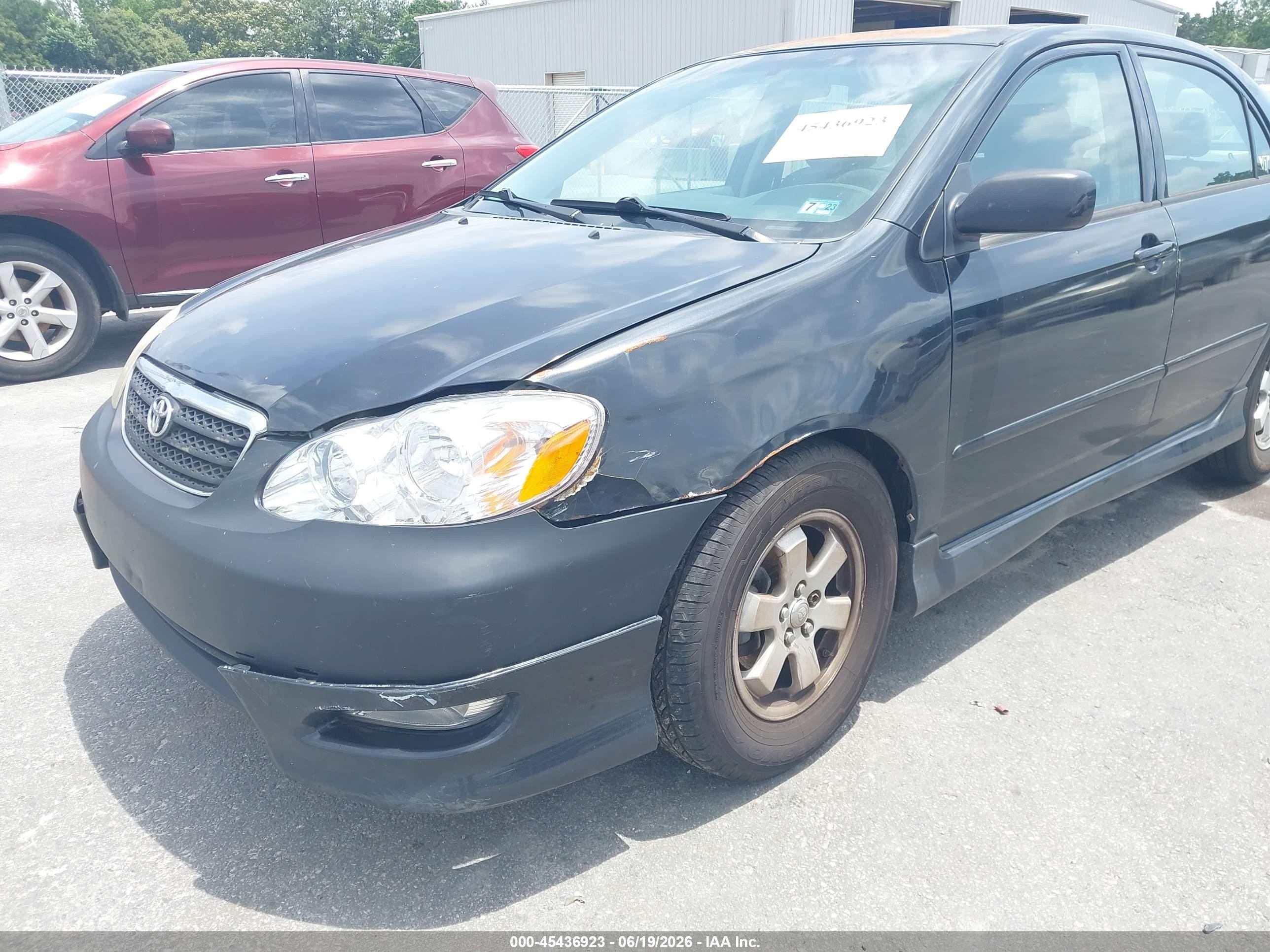 2008 Toyota Corolla S Black vin: 2T1BR32E48C872739