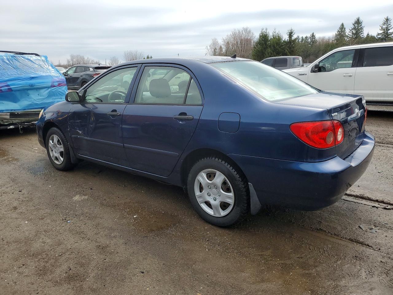 2008 Toyota Corolla Ce Blue vin: 2T1BR32E48C873650