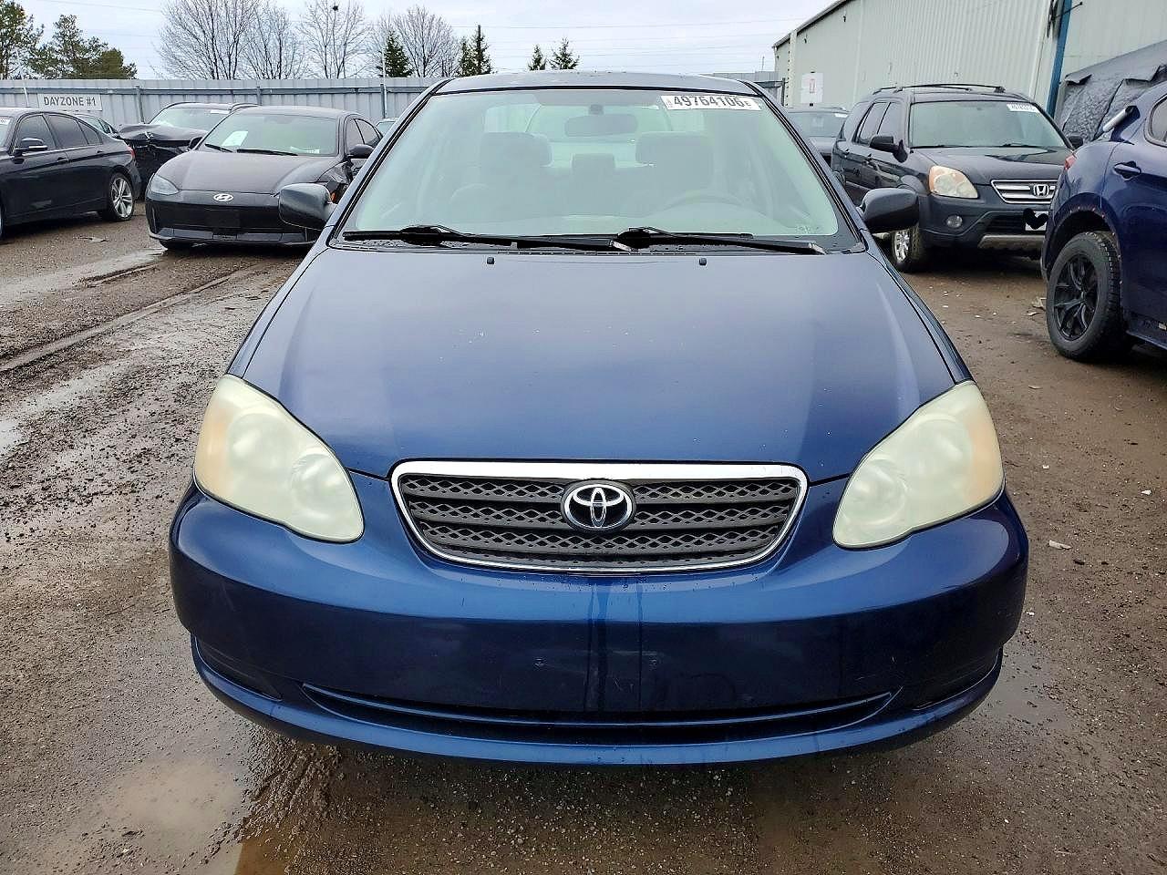 2008 Toyota Corolla Ce Blue vin: 2T1BR32E48C873650