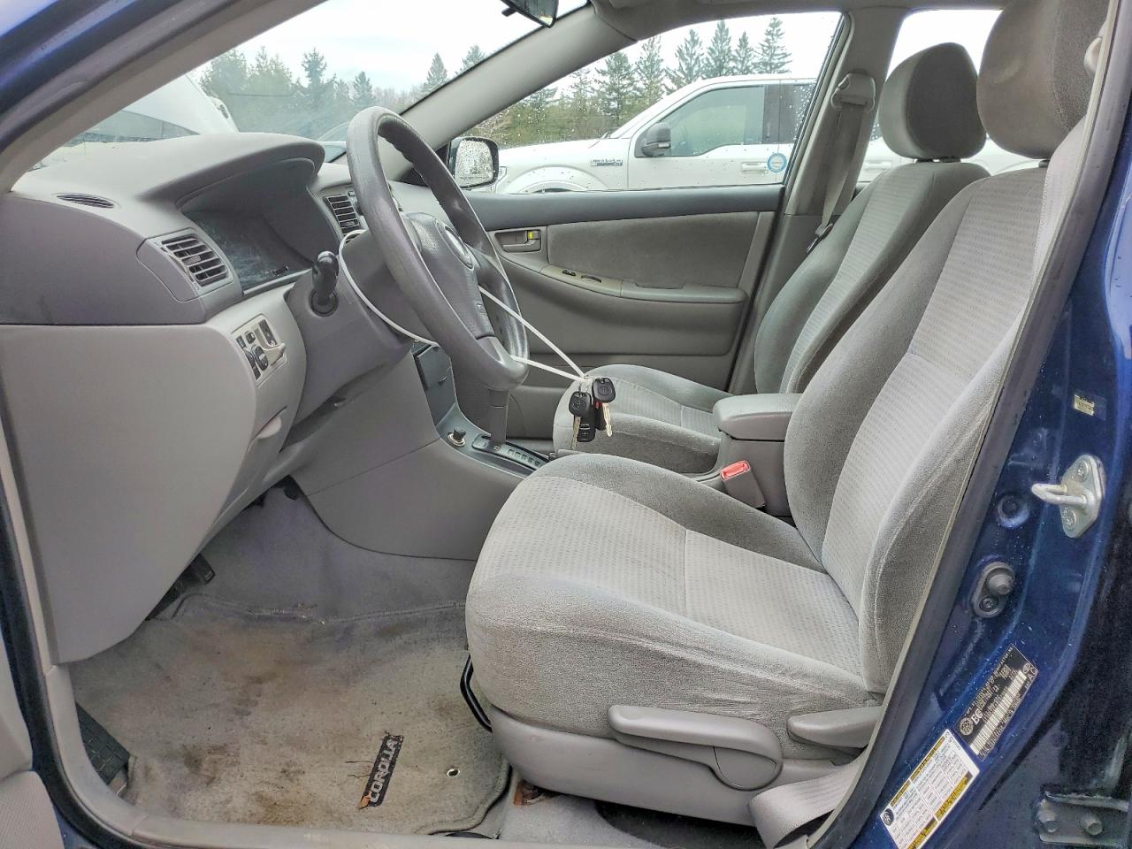 2008 Toyota Corolla Ce Blue vin: 2T1BR32E48C873650