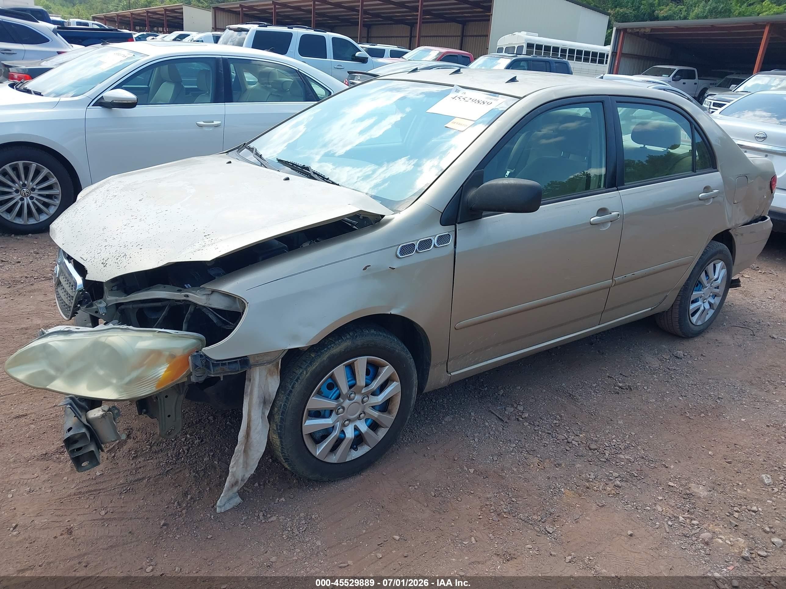 2008 Toyota Corolla Le Silver vin: 2T1BR32E48C875124