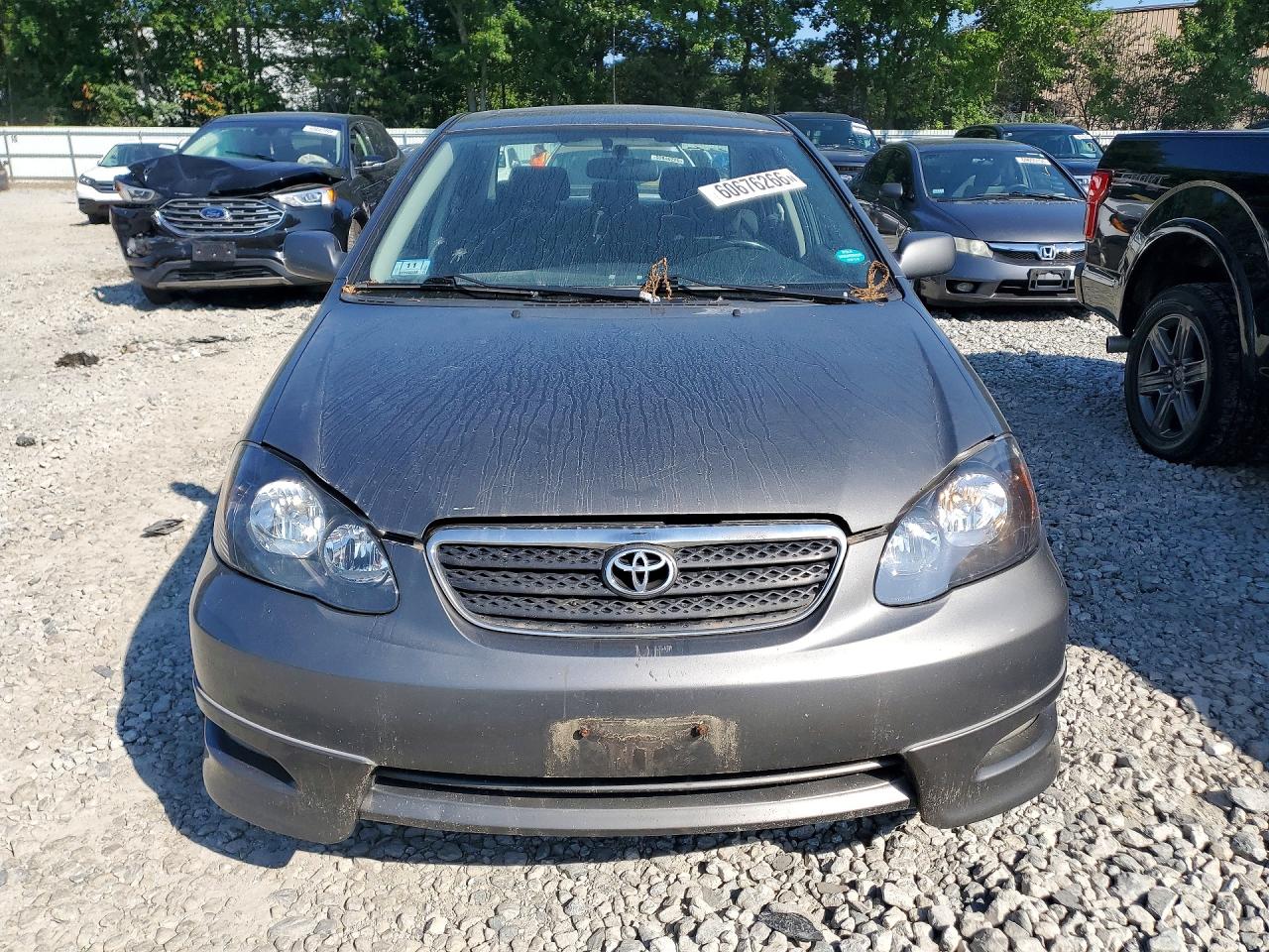 2008 Toyota Corolla S Серый vin: 2T1BR32E48C882915