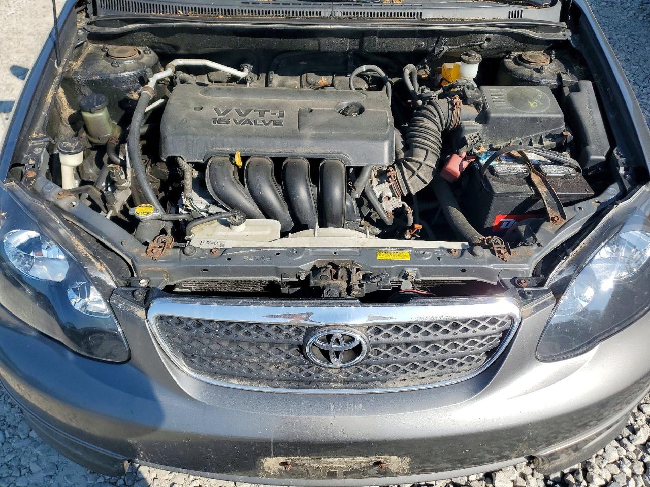 2008 Toyota Corolla S Серый vin: 2T1BR32E48C882915