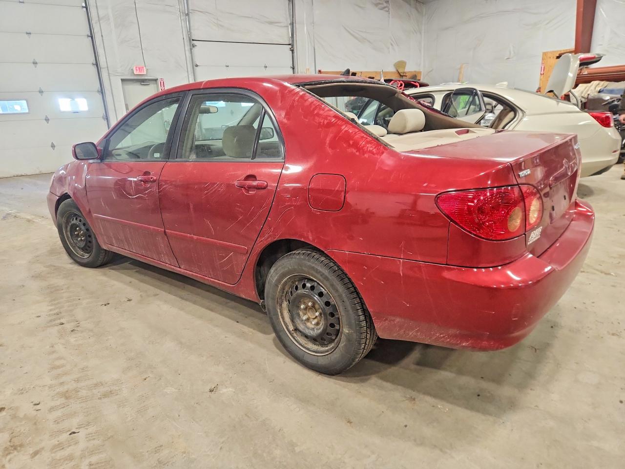 2008 Toyota Corolla Le Red vin: 2T1BR32E48C888830