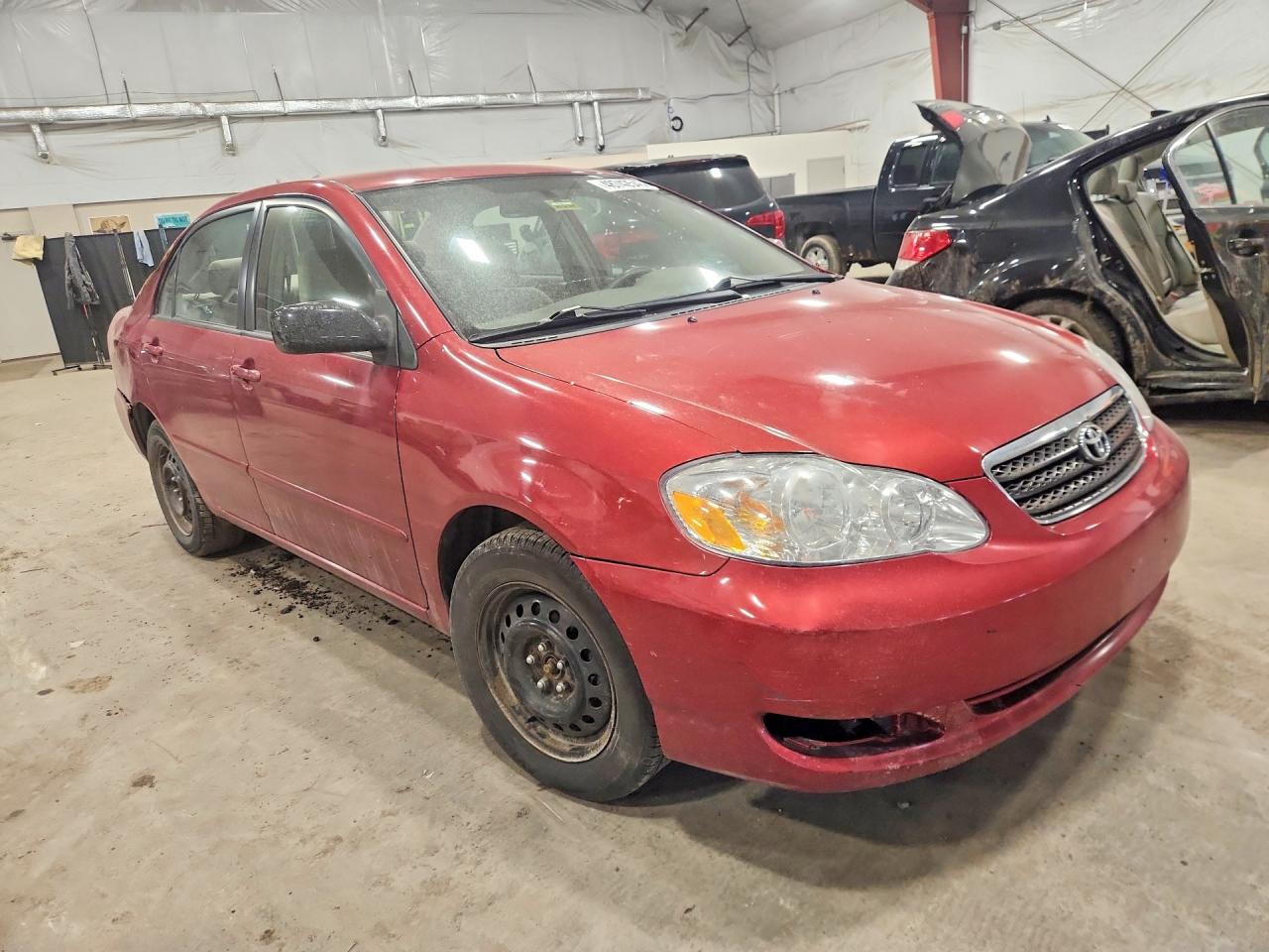 2008 Toyota Corolla Le Red vin: 2T1BR32E48C888830