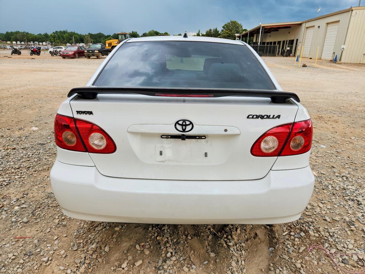 2008 Toyota Corolla Le White vin: 2T1BR32E48C893719