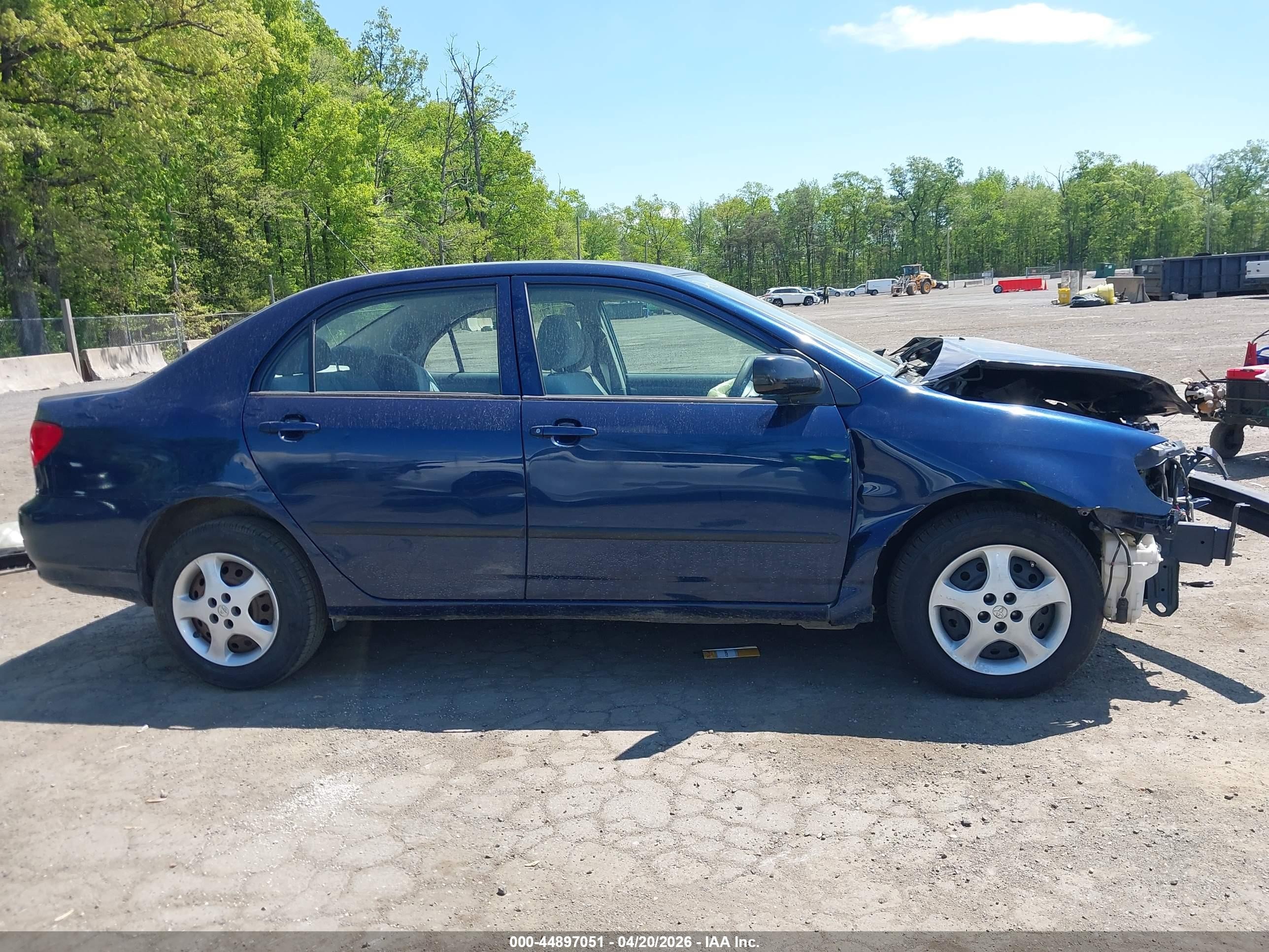 2008 Toyota Corolla Ce Blue vin: 2T1BR32E48C899956