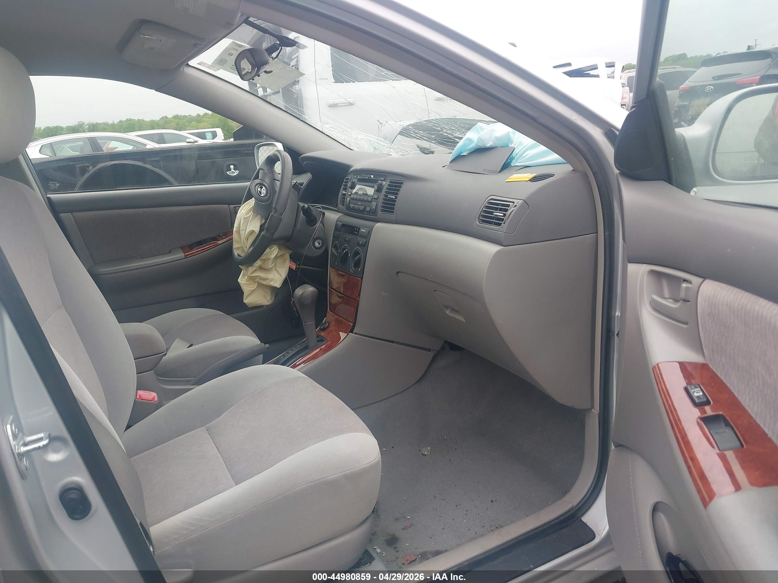2008 Toyota Corolla Le Silver vin: 2T1BR32E48C903780