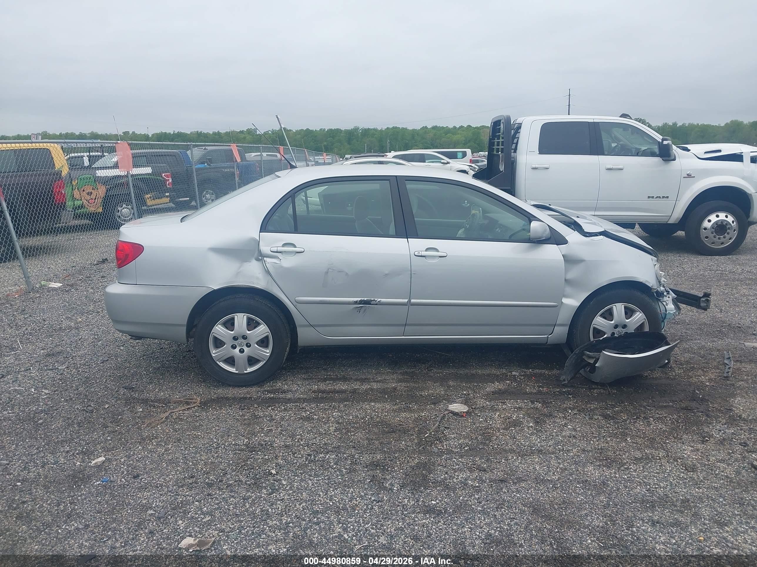 2008 Toyota Corolla Le Silver vin: 2T1BR32E48C903780