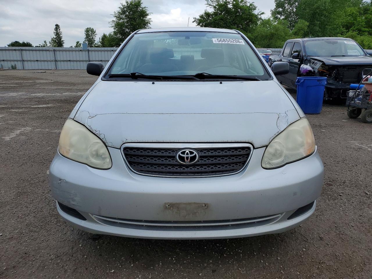 2008 Toyota Corolla Ce Silver vin: 2T1BR32E48C906209