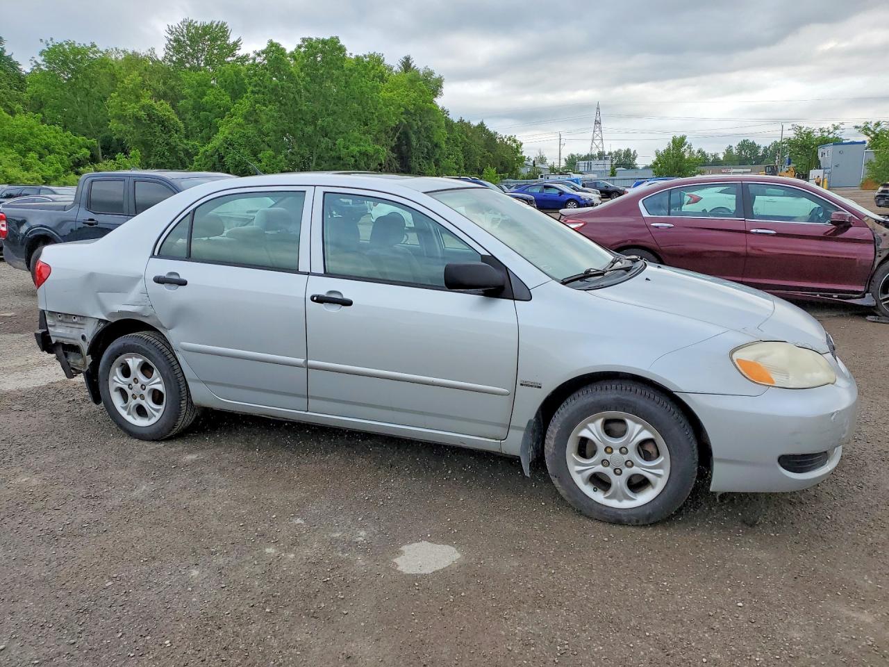 2008 Toyota Corolla Ce Silver vin: 2T1BR32E48C906209