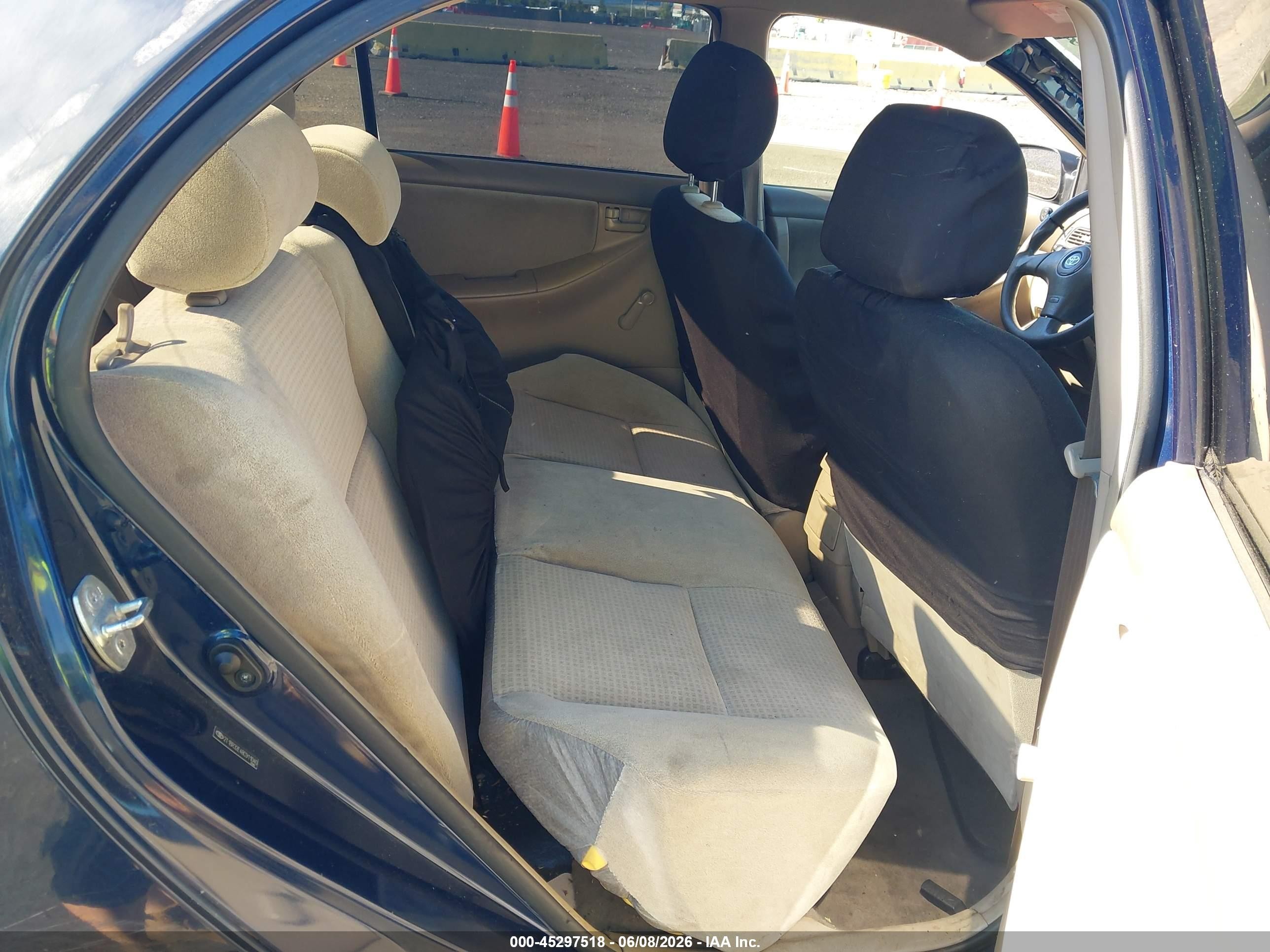 2008 Toyota Corolla Ce Blue vin: 2T1BR32E48C911040