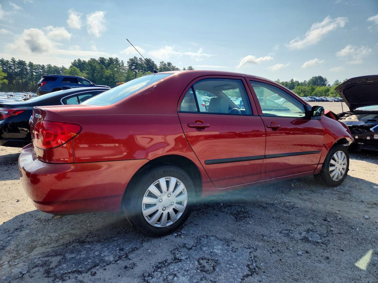 2008 Toyota Corolla Ce Red vin: 2T1BR32E48C912317