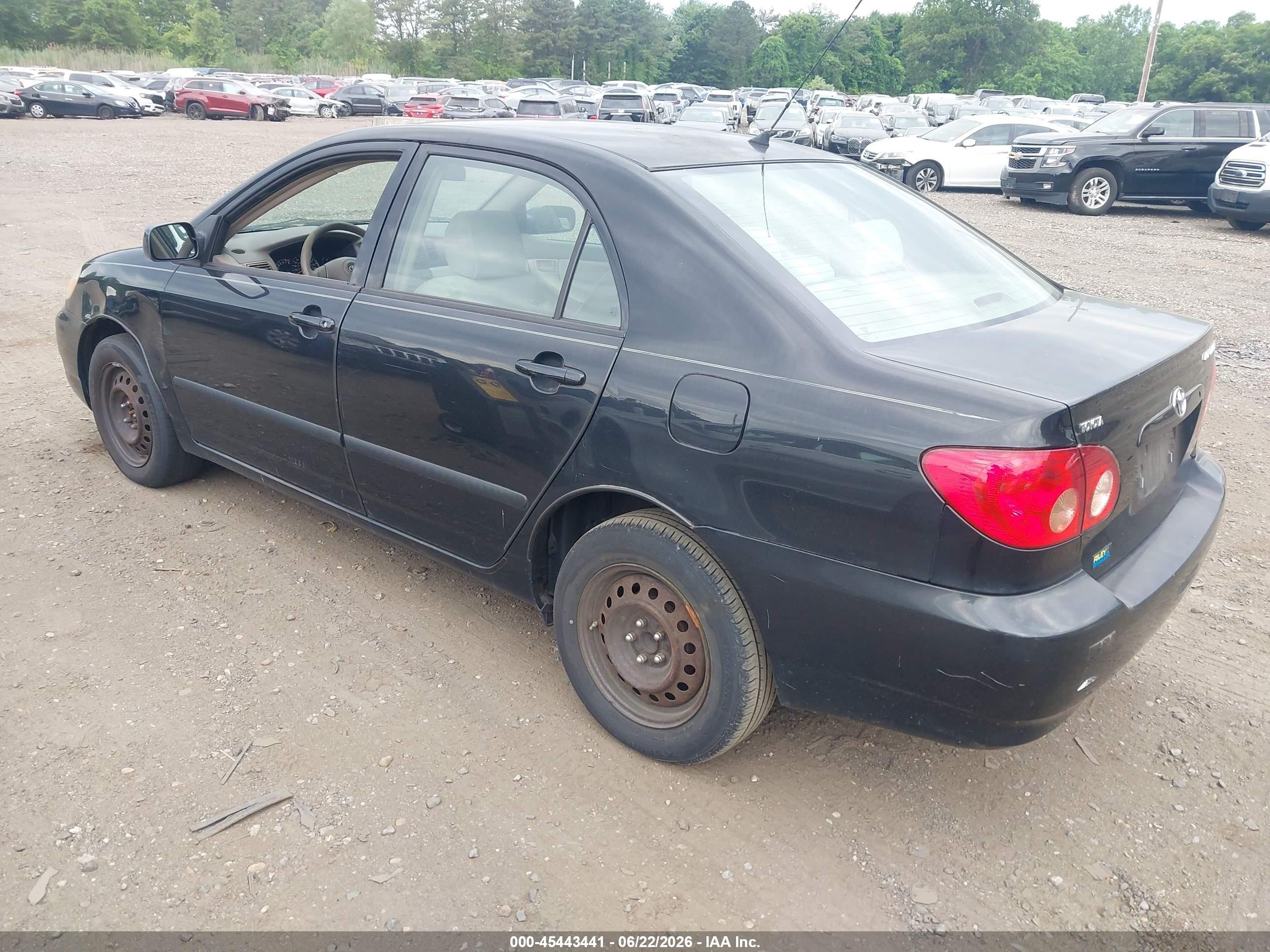 2008 Toyota Corolla Ce Black vin: 2T1BR32E48C914682
