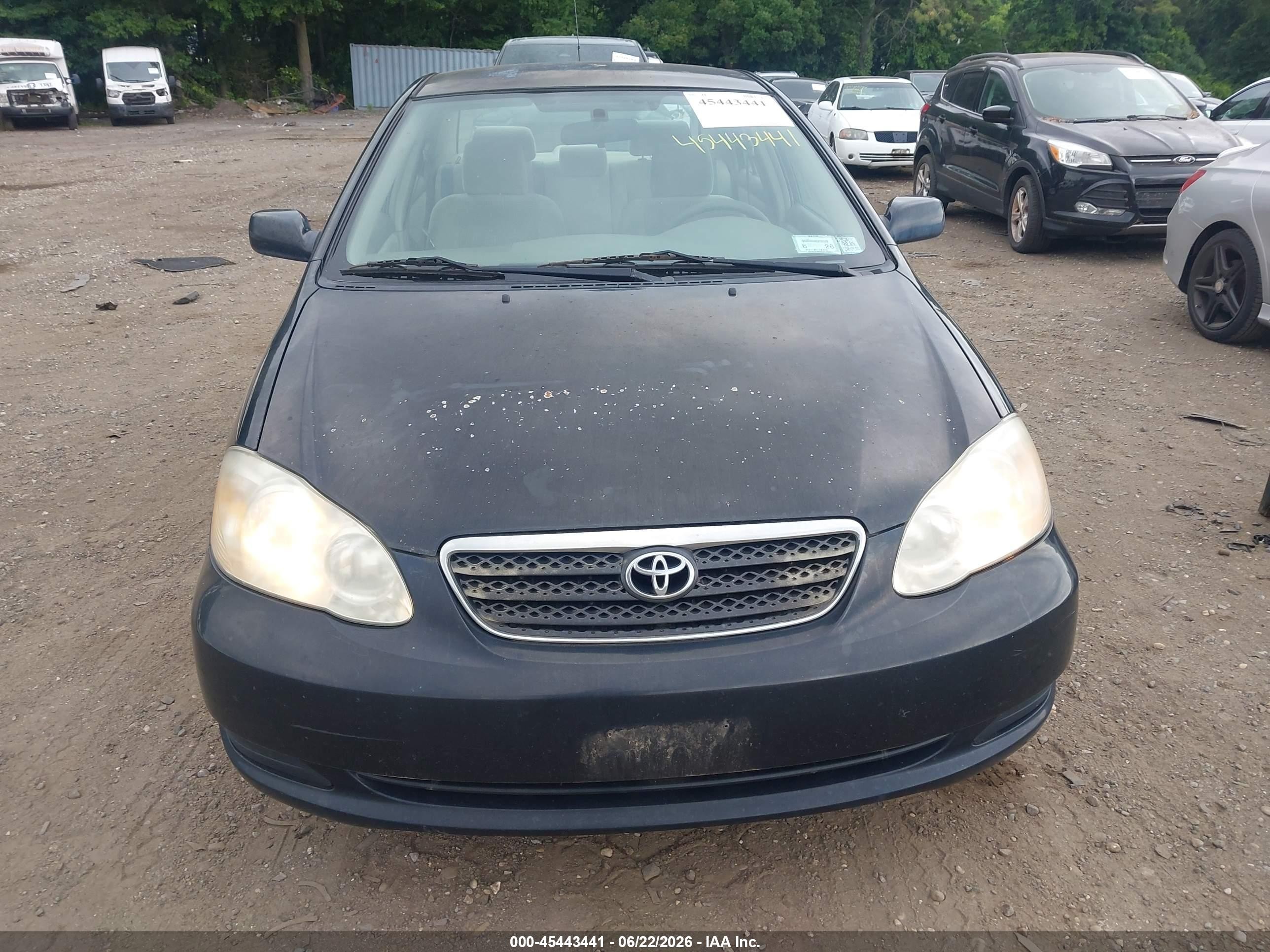 2008 Toyota Corolla Ce Black vin: 2T1BR32E48C914682