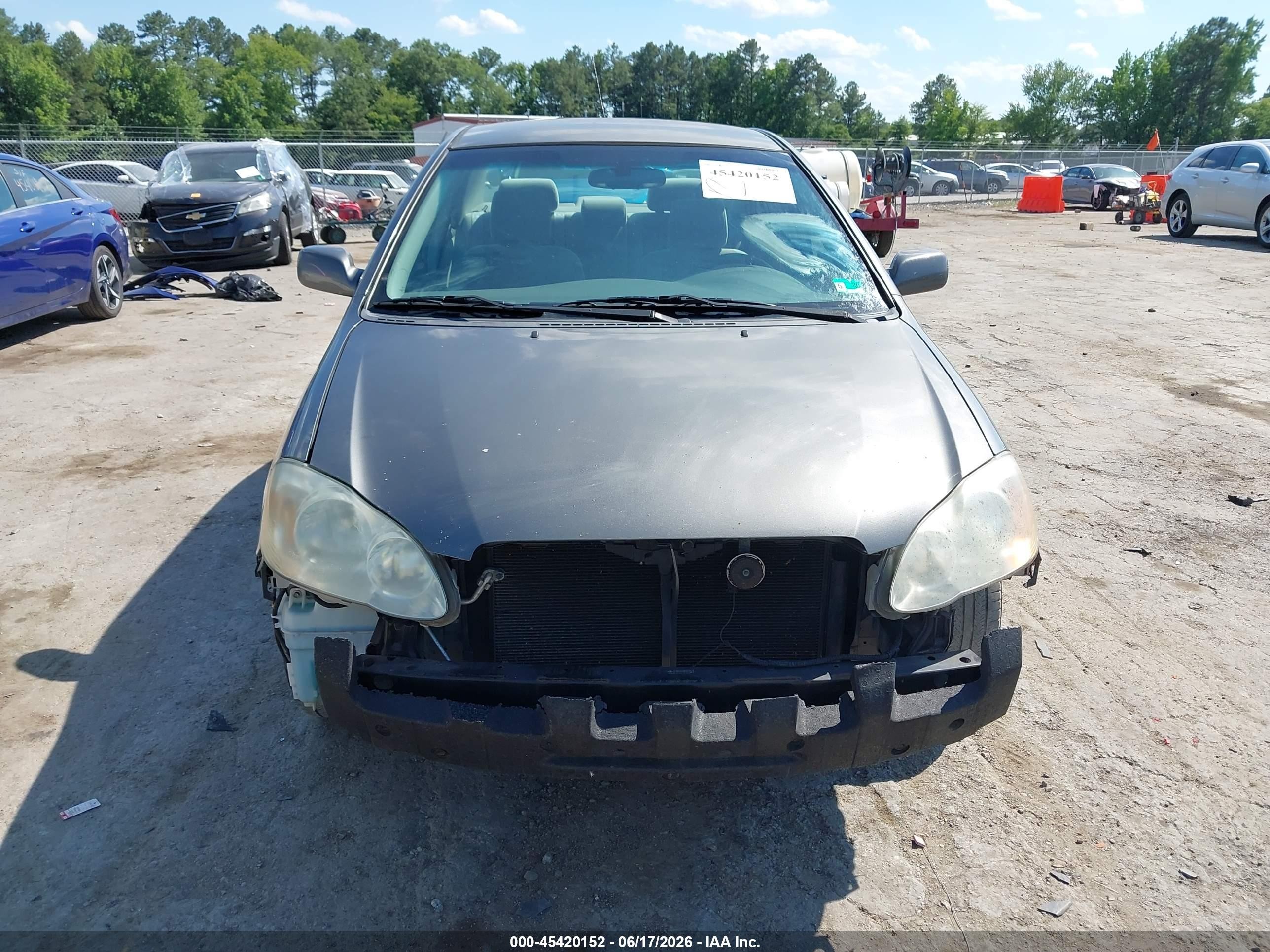 2008 Toyota Corolla Le Gray vin: 2T1BR32E48C931403