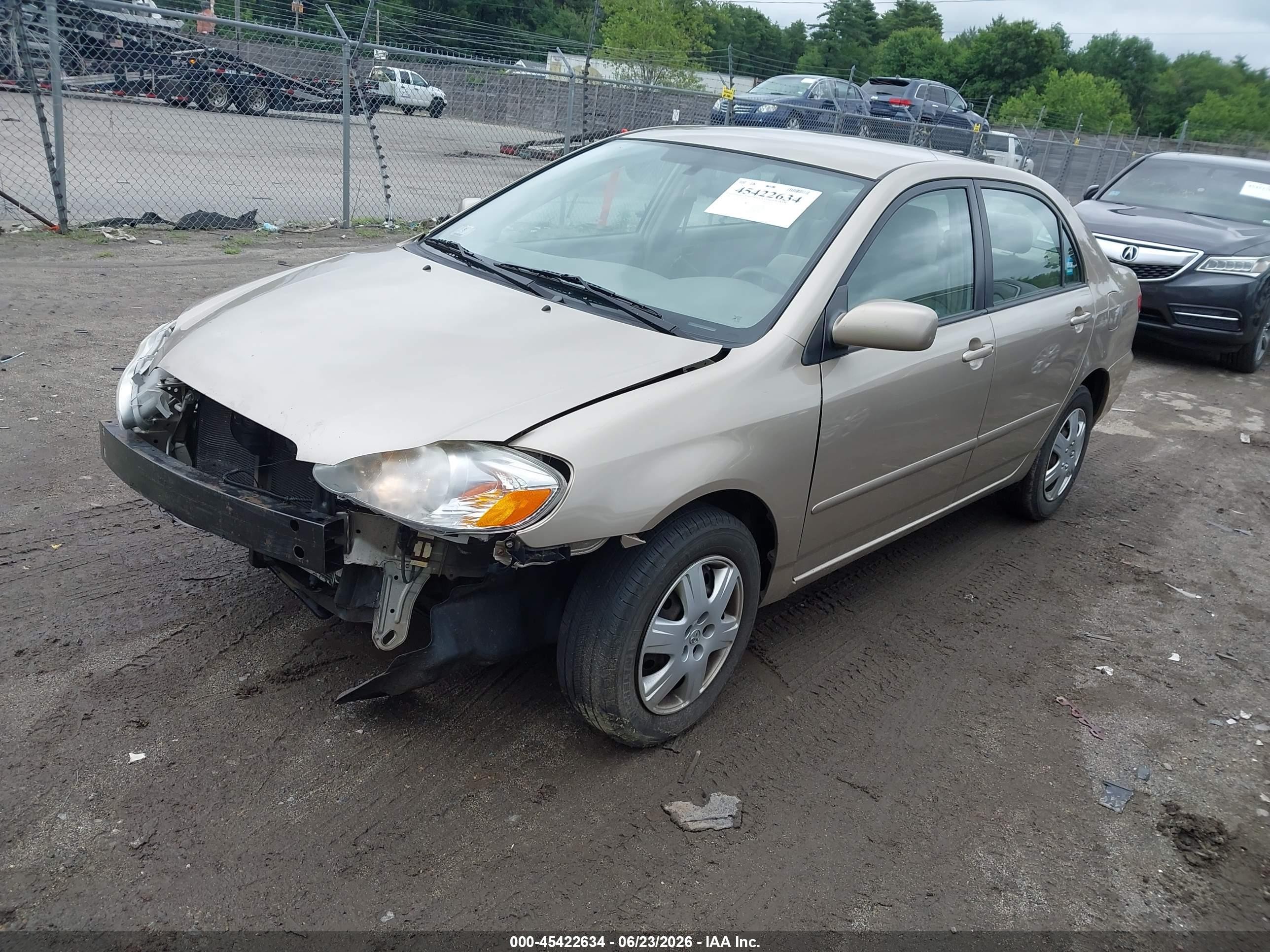 2008 Toyota Corolla Le Tan vin: 2T1BR32E48C935600