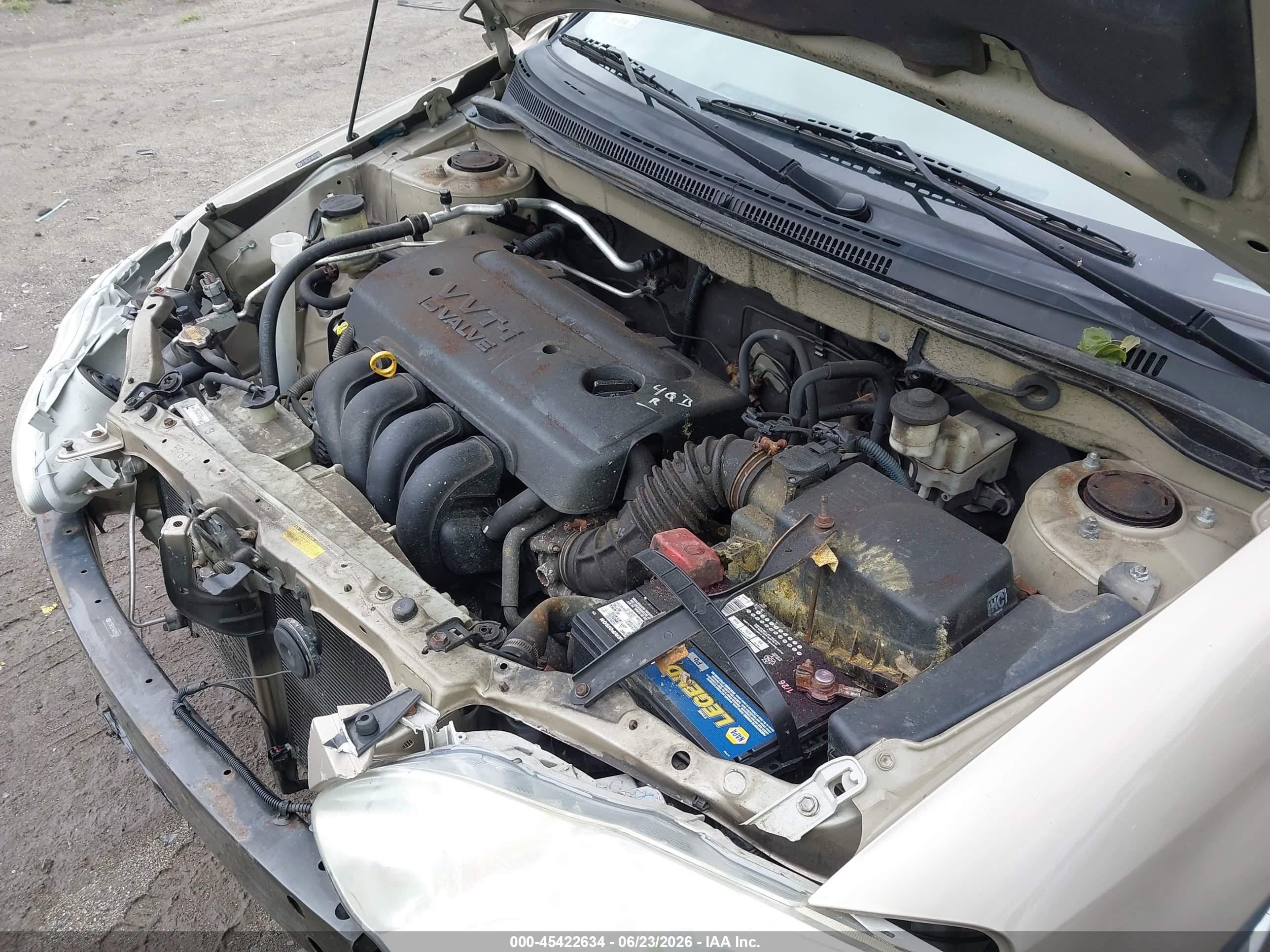 2008 Toyota Corolla Le Tan vin: 2T1BR32E48C935600