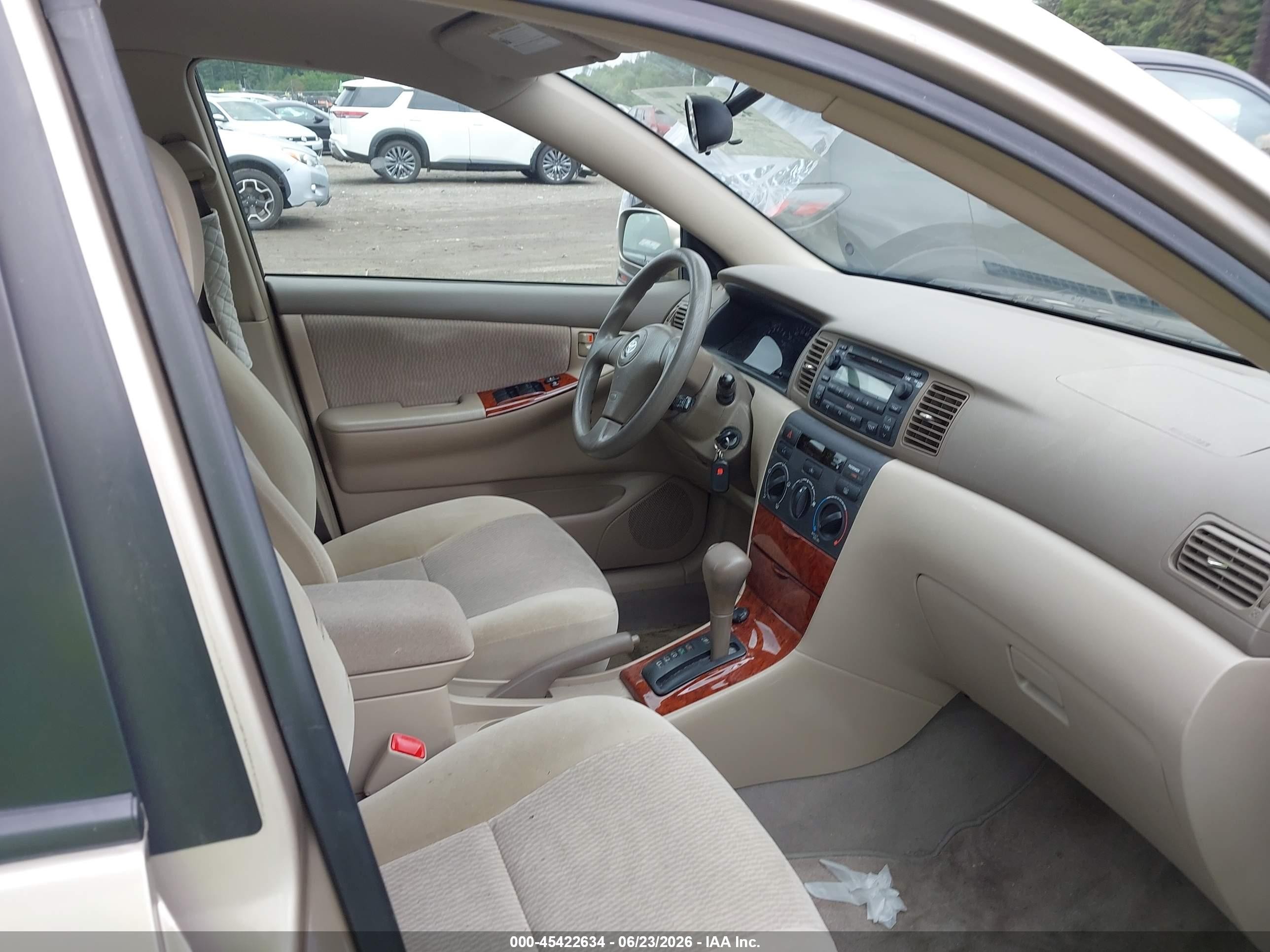 2008 Toyota Corolla Le Tan vin: 2T1BR32E48C935600