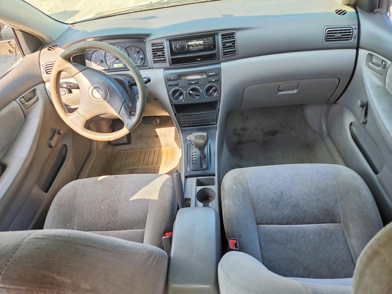 2003 Toyota Corolla Ce White vin: 2T1BR32E53C161981