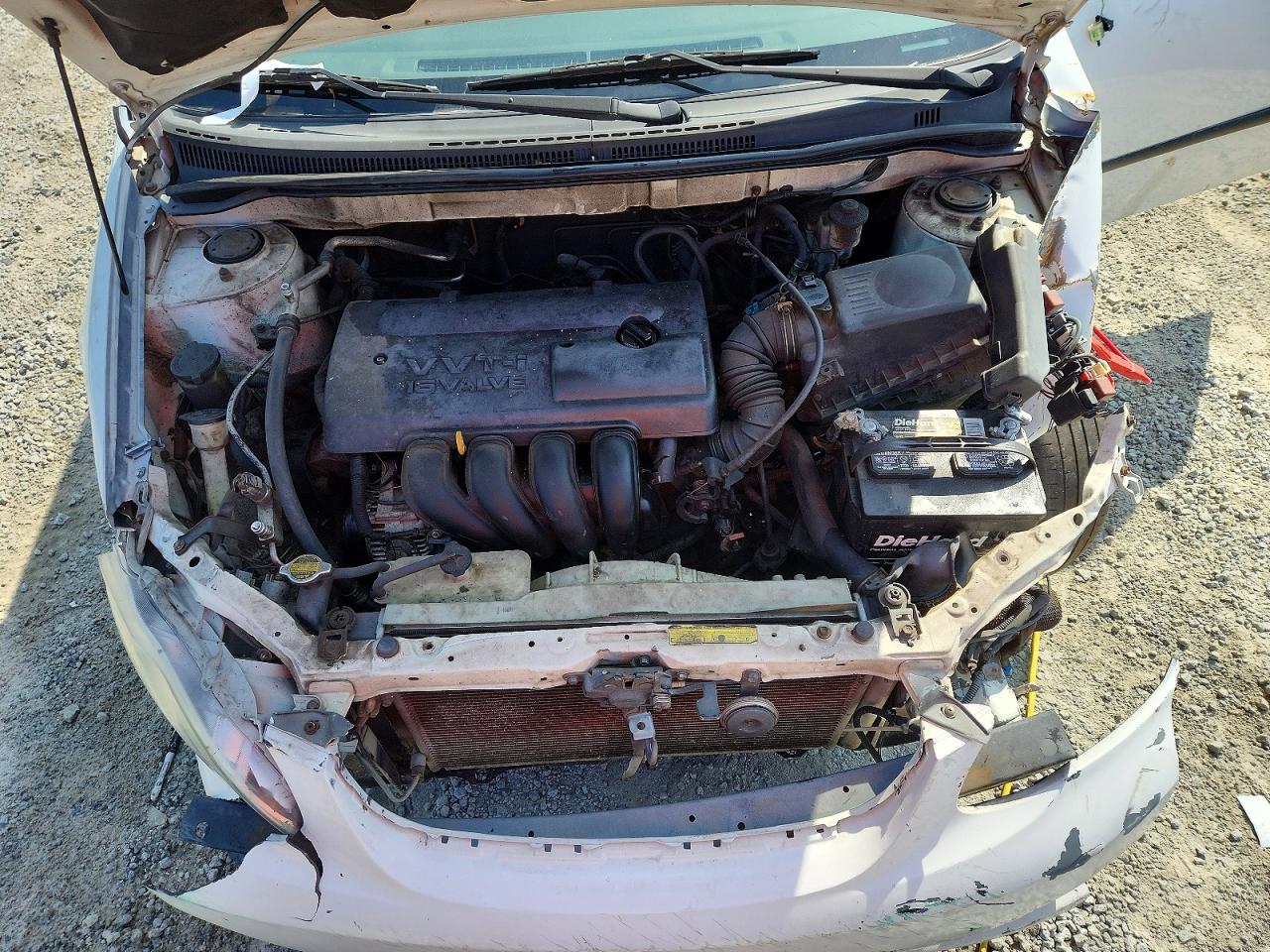 2003 Toyota Corolla Ce White vin: 2T1BR32E53C161981